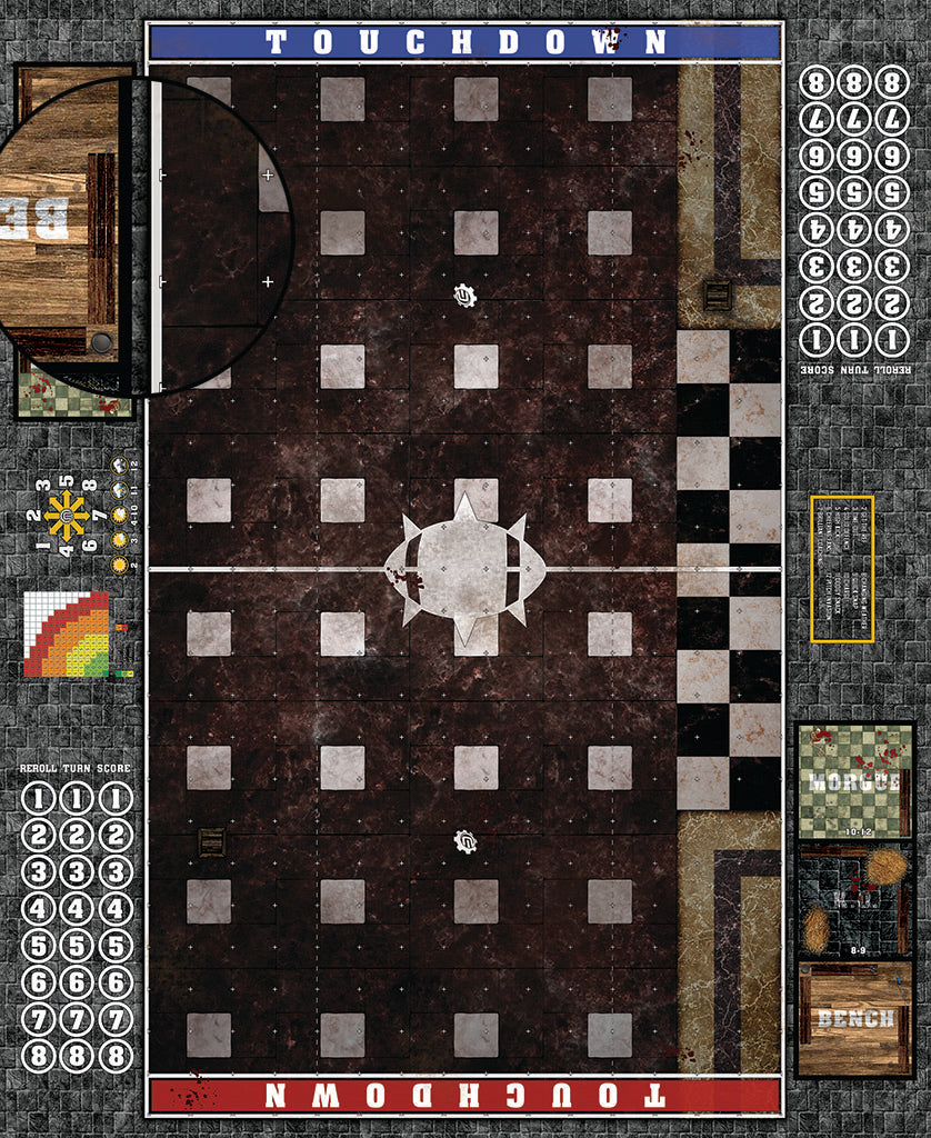 Mats by Mars: Manor Hall Fantasy Football Play Mat / Pitch