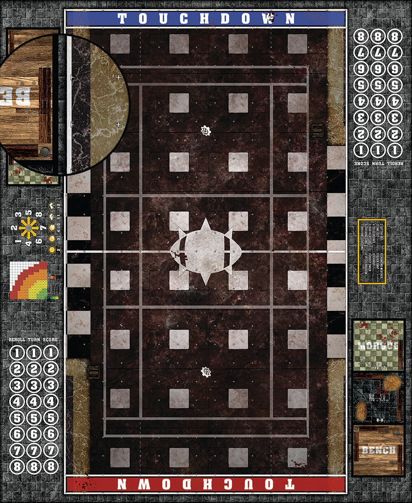 Mats by Mars: Manor Hall Fantasy Football Play Mat / Pitch