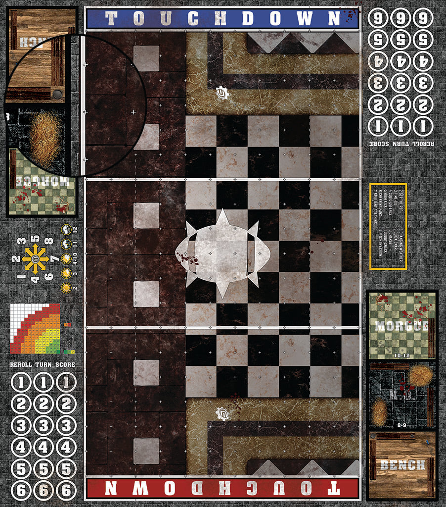 Custom Fantasy Football 7s Play Mat / Pitch from Mats by Mars