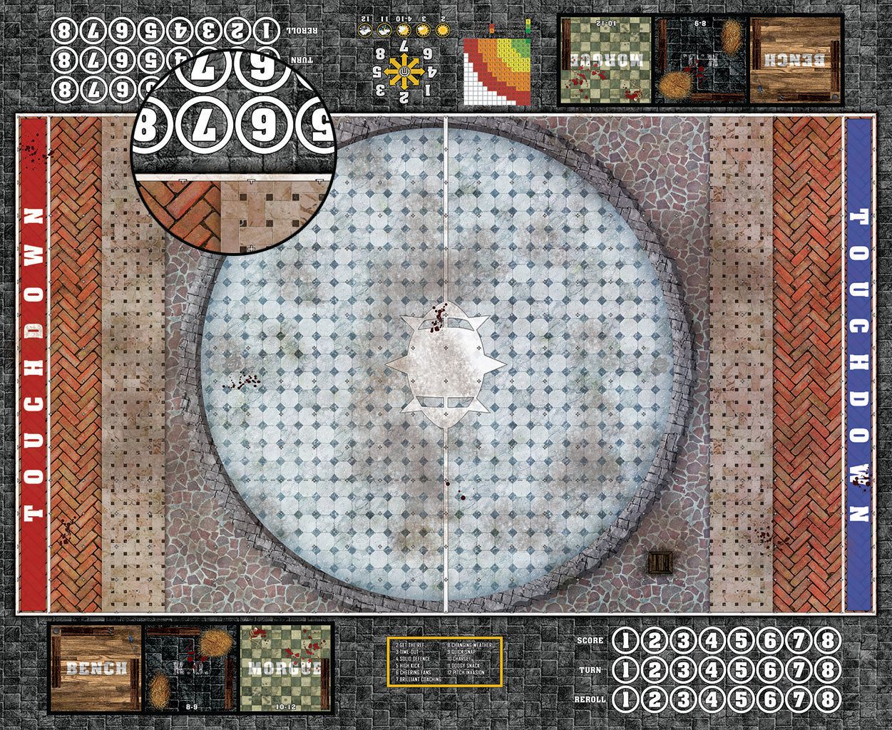 Mats by Mars: Palazza Fantasy Football Play Mat / Pitch