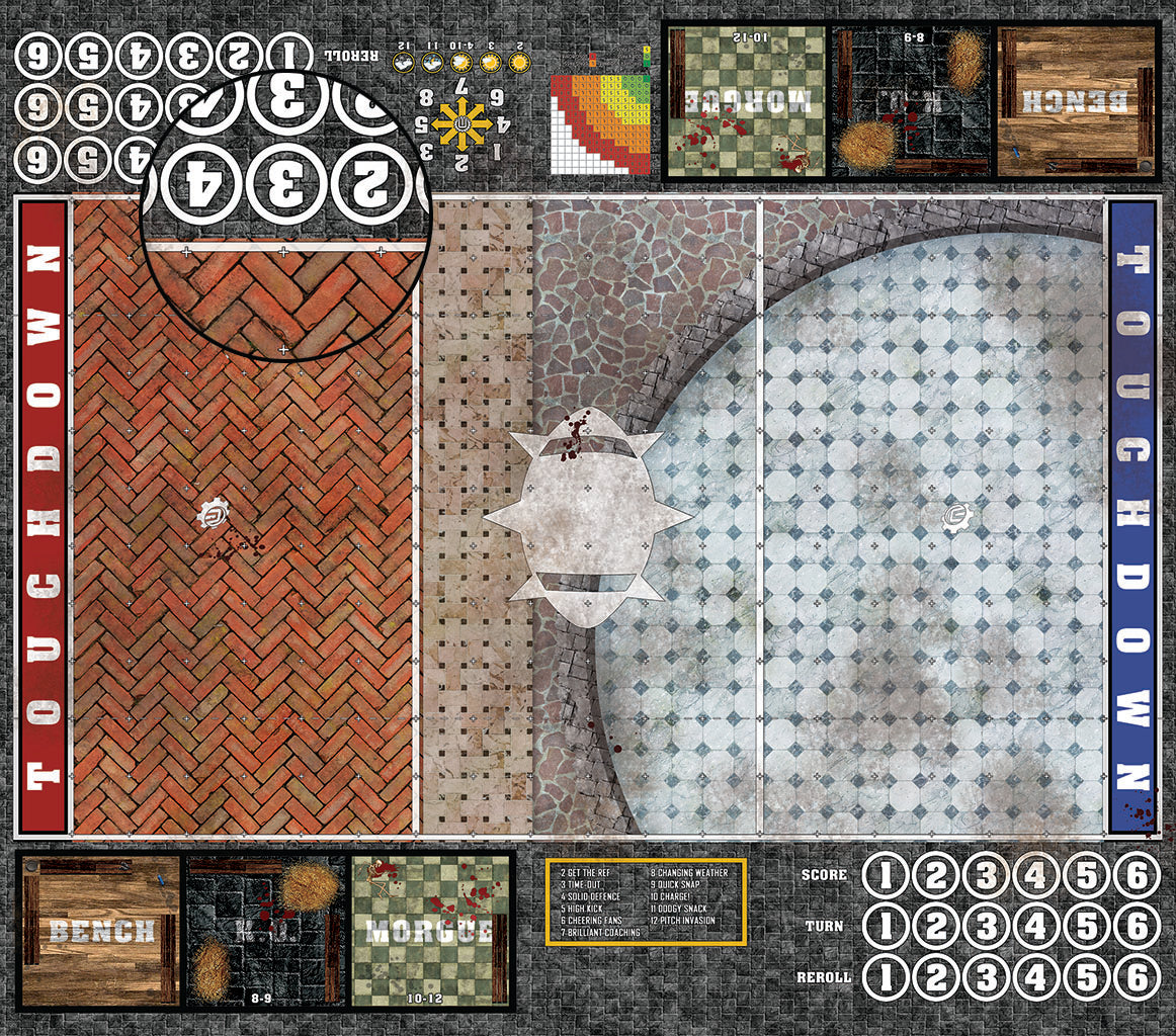 Mats by Mars: Palazza Fantasy Football Play Mat / Pitch