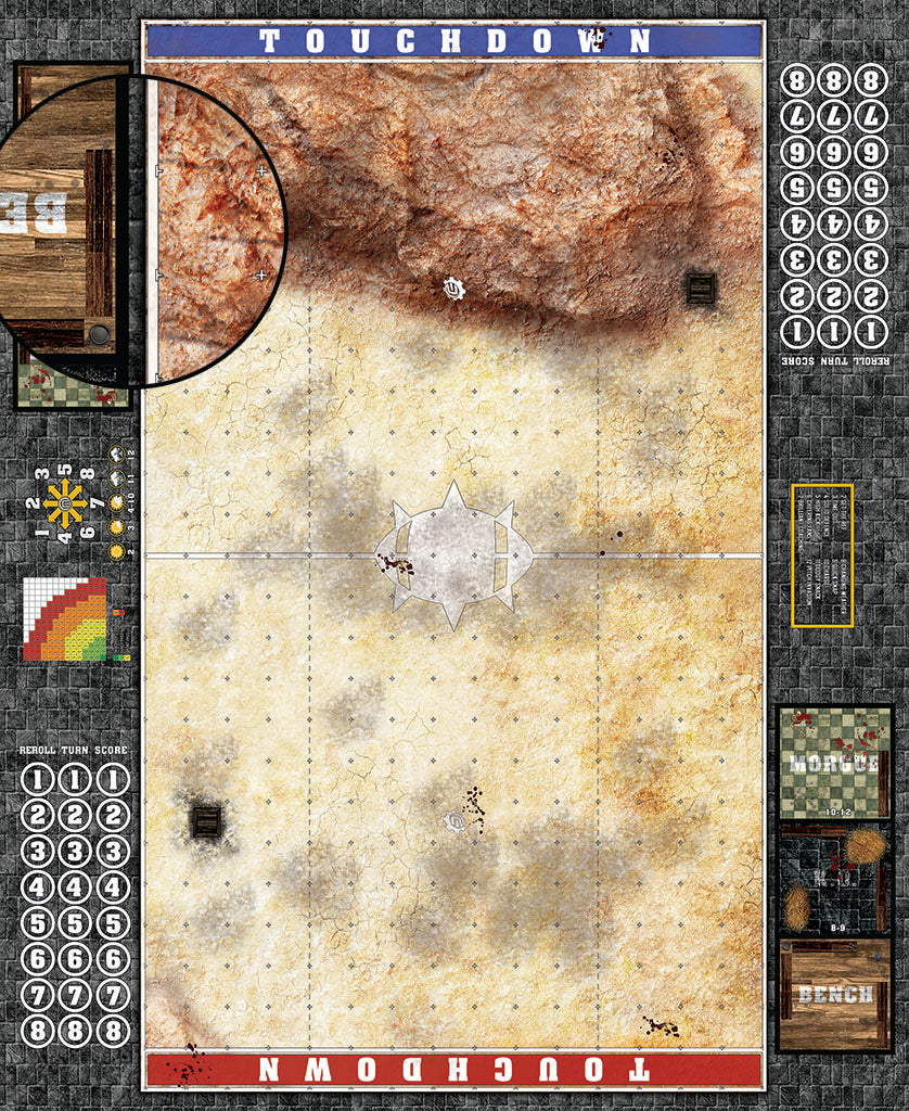 Custom Fantasy Football Play Mat / Pitch 11s