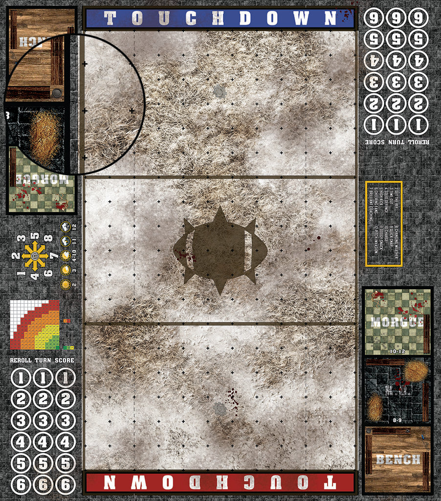 Custom Fantasy Football 7s Play Mat / Pitch from Mats by Mars