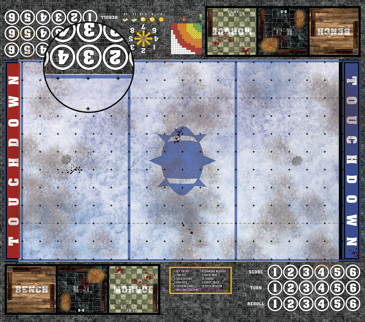 Custom Fantasy Football 7s Play Mat / Pitch from Mats by Mars