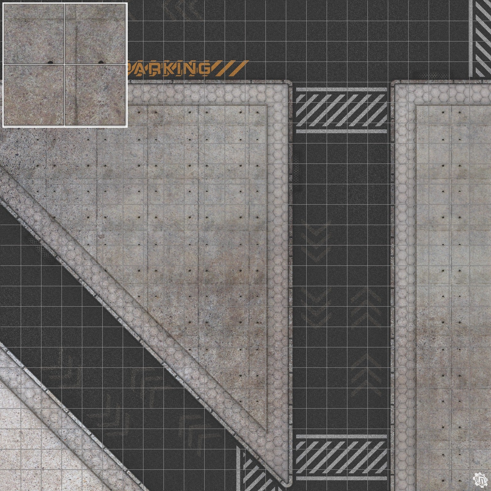 Mats by Mars: Hab Blok A Tabletop Wargaming Play Mat