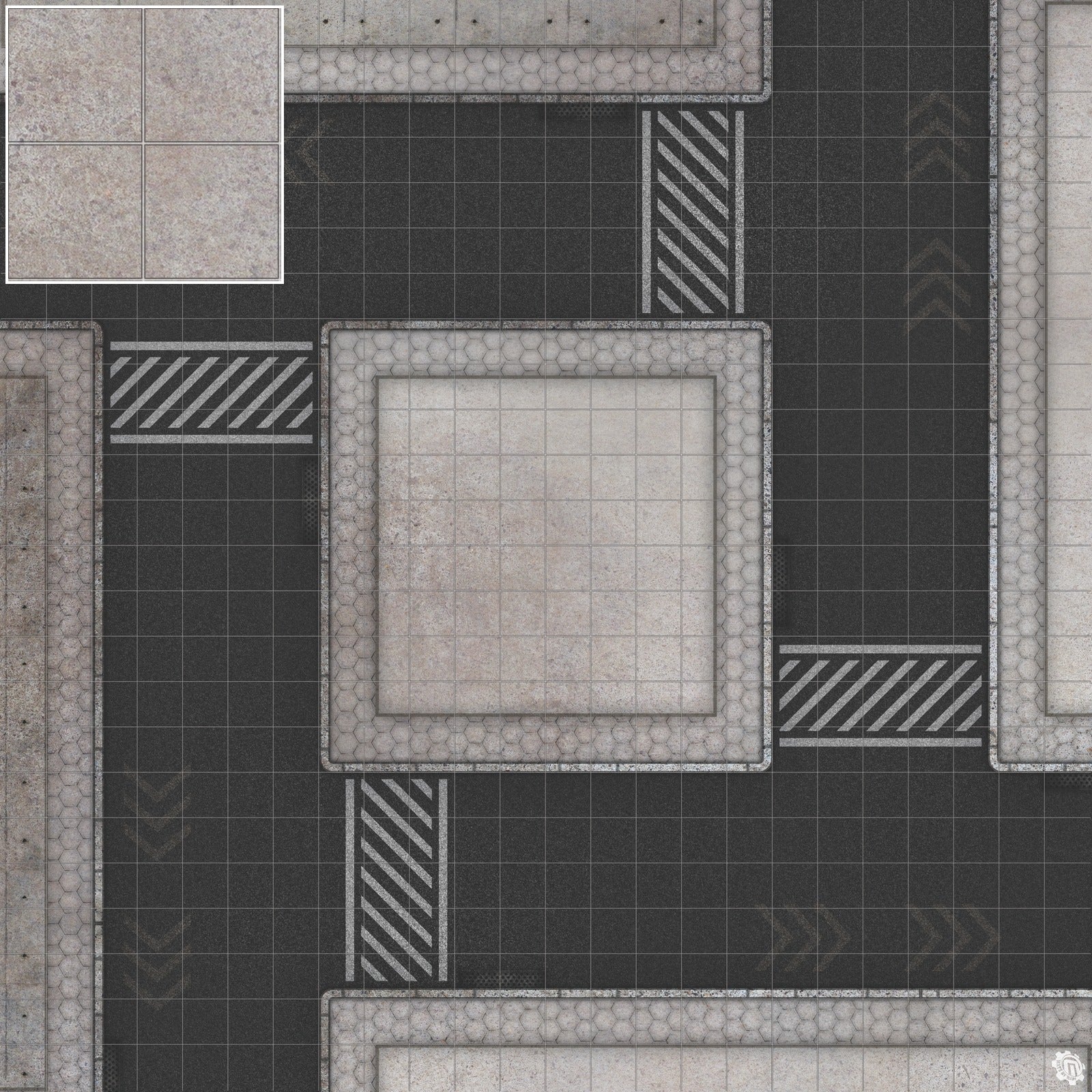 Mats by Mars: Hab Blok E Tabletop Wargaming Play Mat