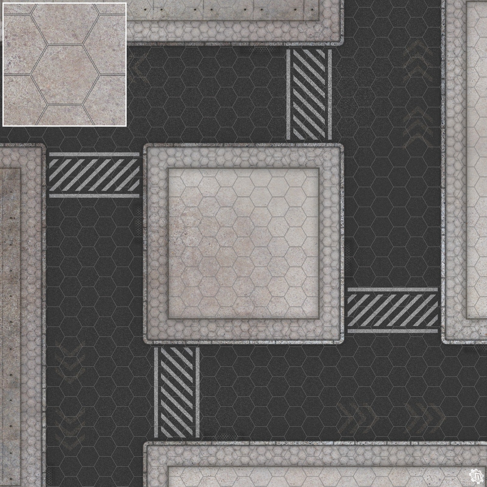 Mats by Mars: Hab Blok E Tabletop Wargaming Play Mat