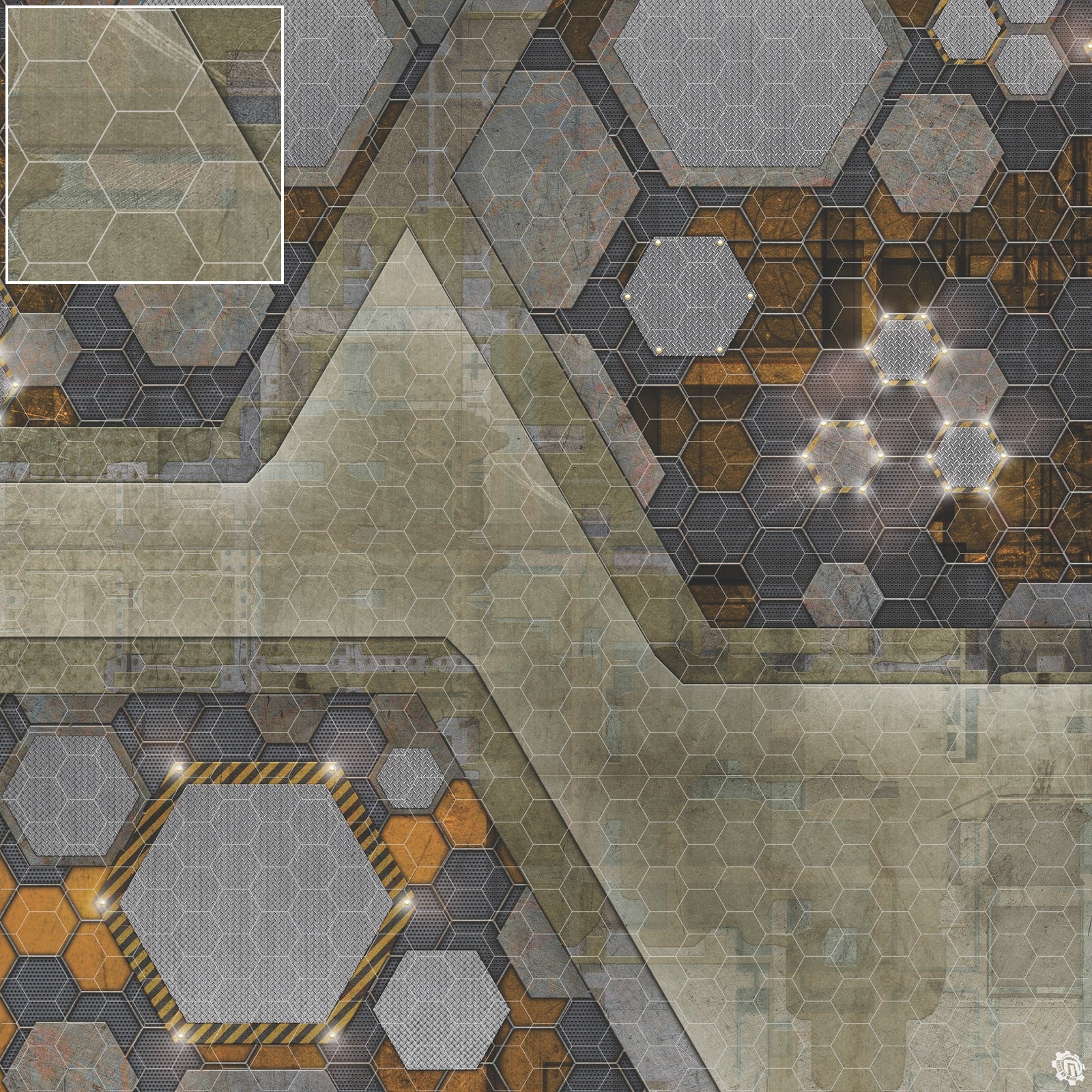 Mats by Mars: Quinfinity Citrine Tabletop Wargaming Play Mat