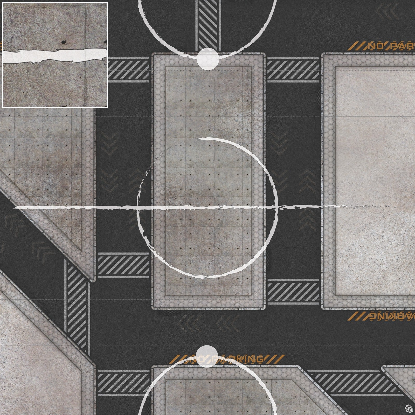 Mats by Mars: Hab Blok A Tabletop Wargaming Play Mat