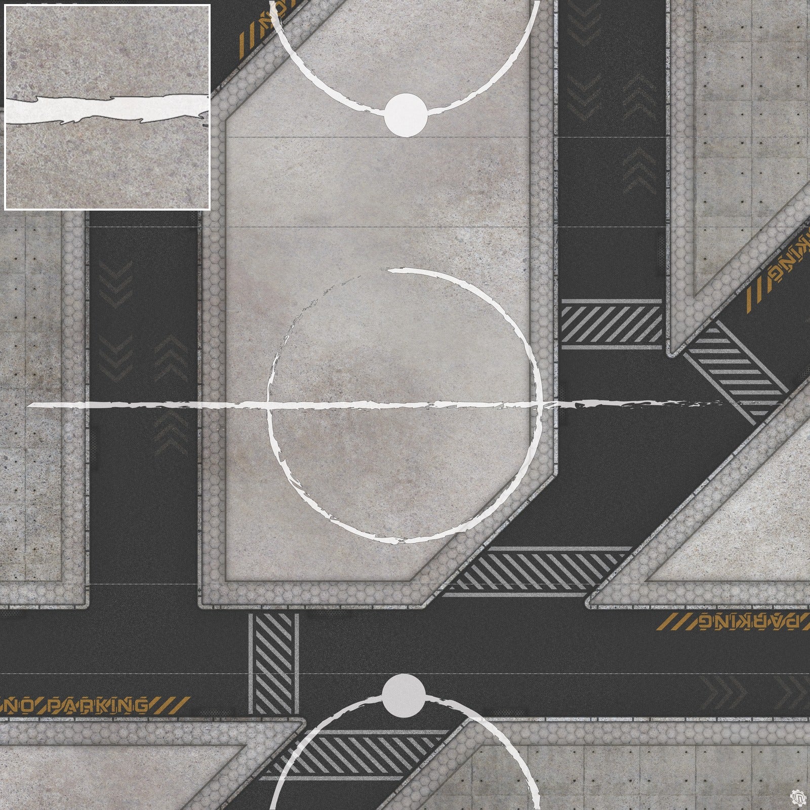 Mats by Mars: Hab Blok C Tabletop Wargaming Play Mat