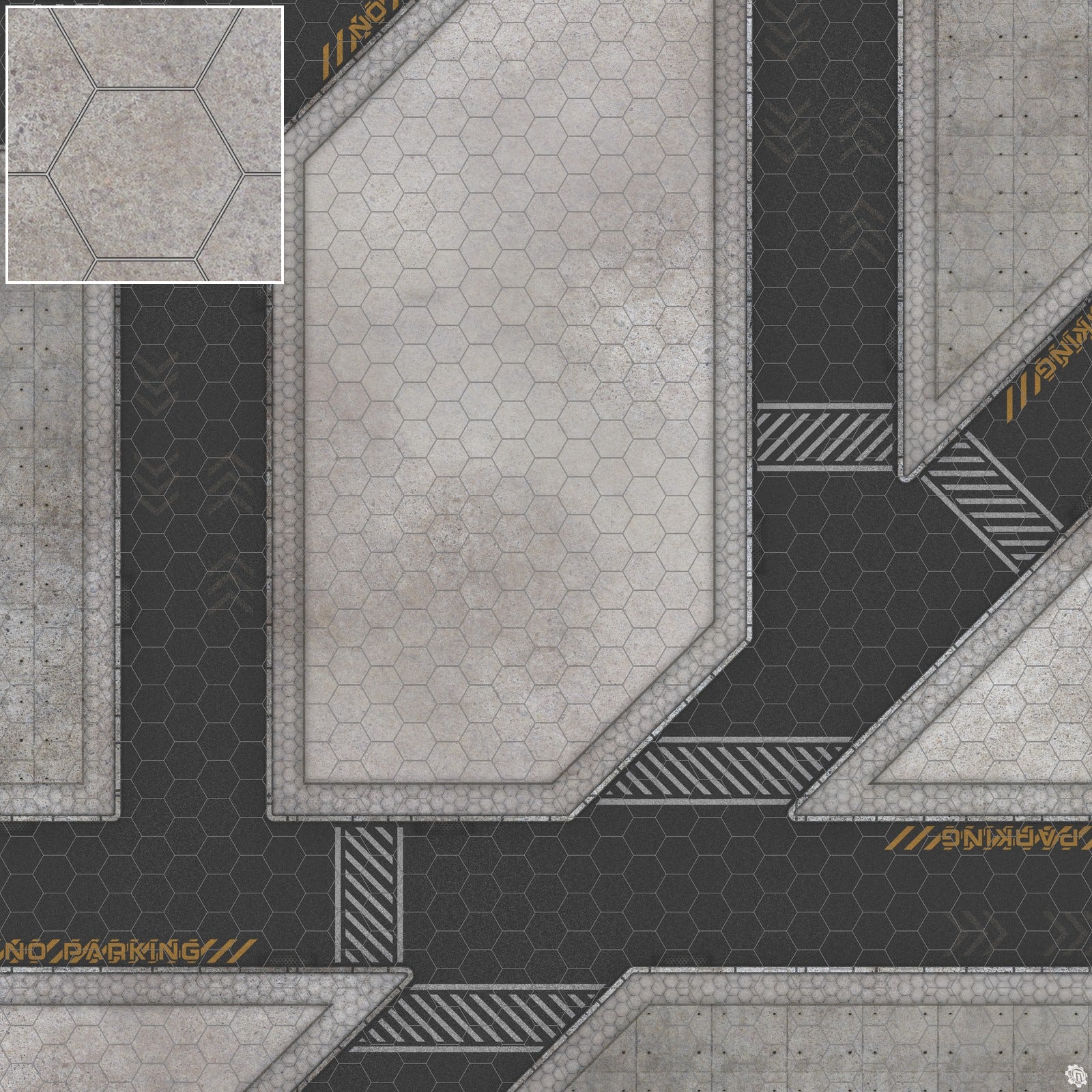 Mats by Mars: Hab Blok C Tabletop Wargaming Play Mat