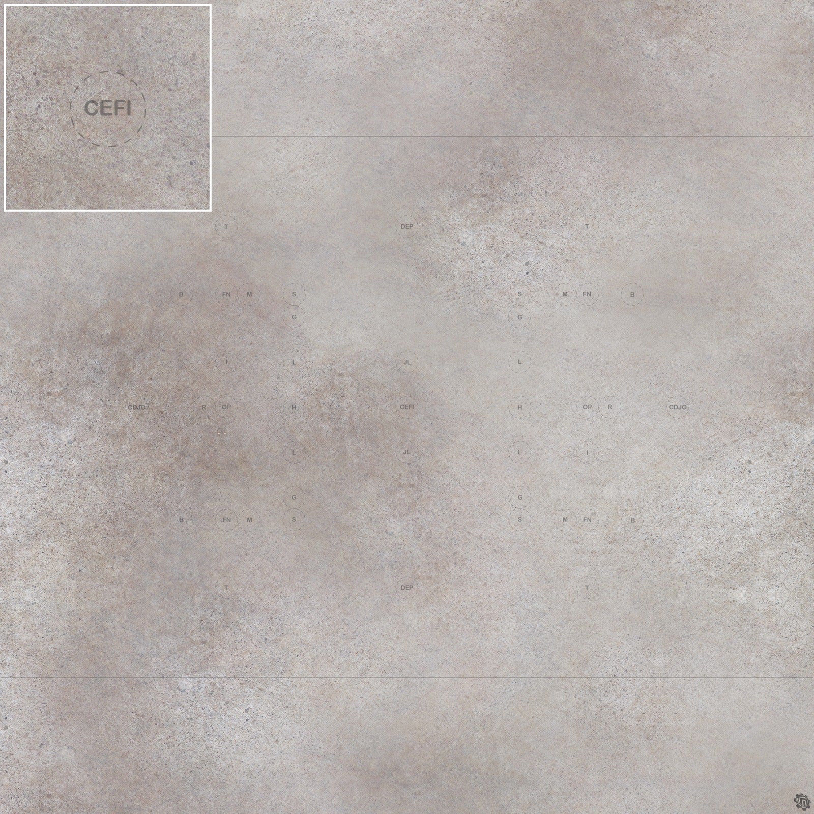 Mats by Mars: Koncrete Blok (Light) Tabletop Wargaming Play Mat