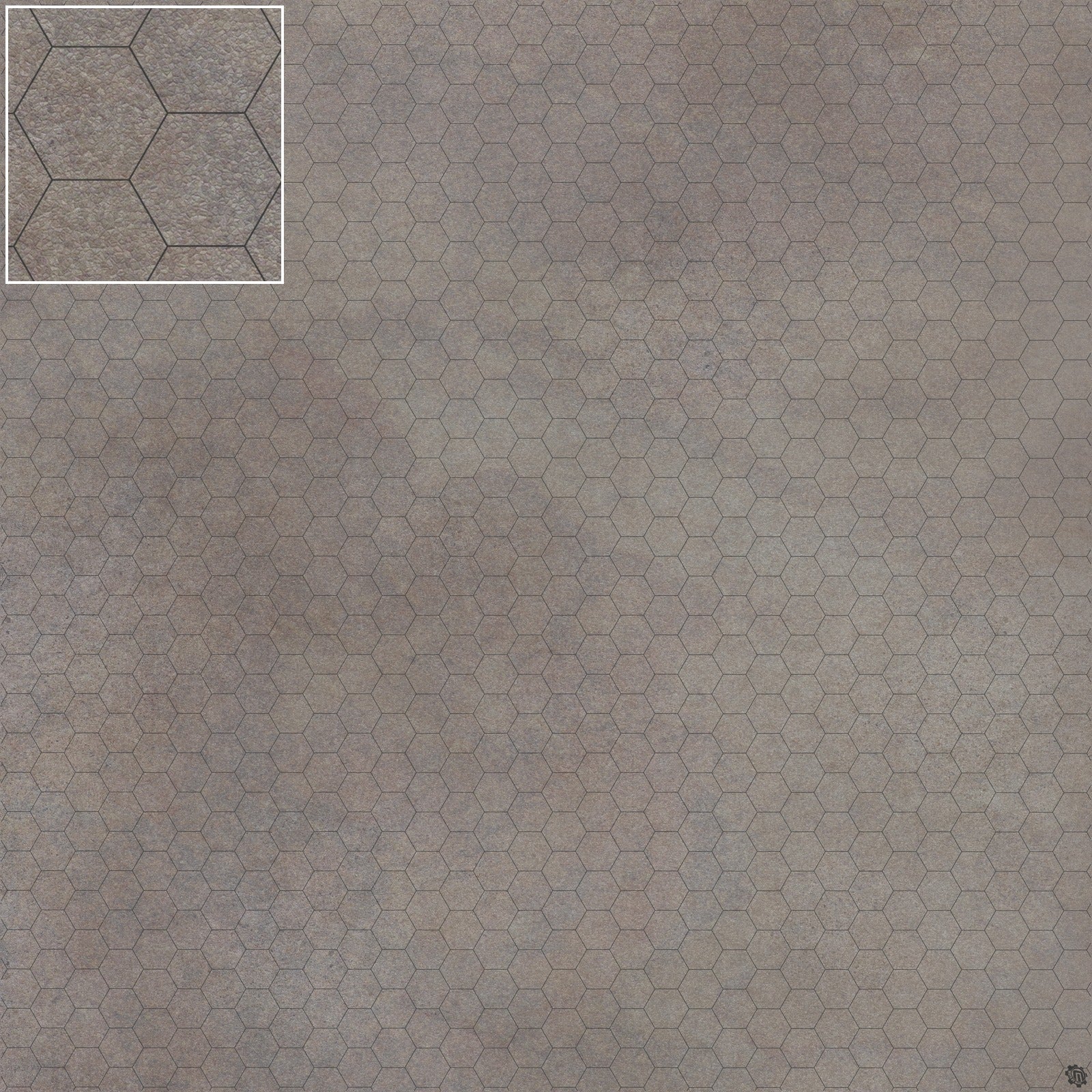 Mats by Mars: Koncrete Blok (Dark) Tabletop Wargaming Play Mat