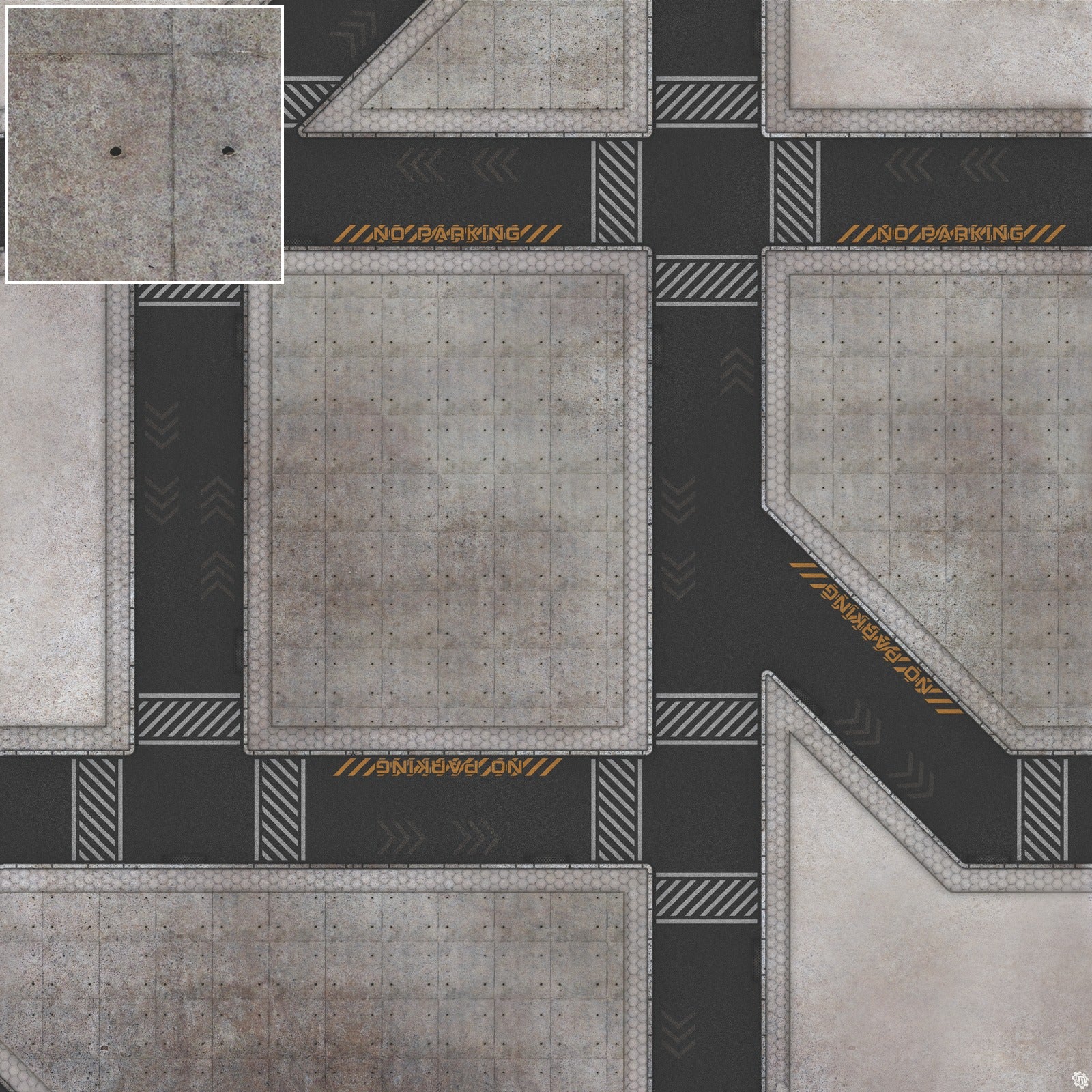 Mats by Mars: Hab Blok B Tabletop Wargaming Play Mat