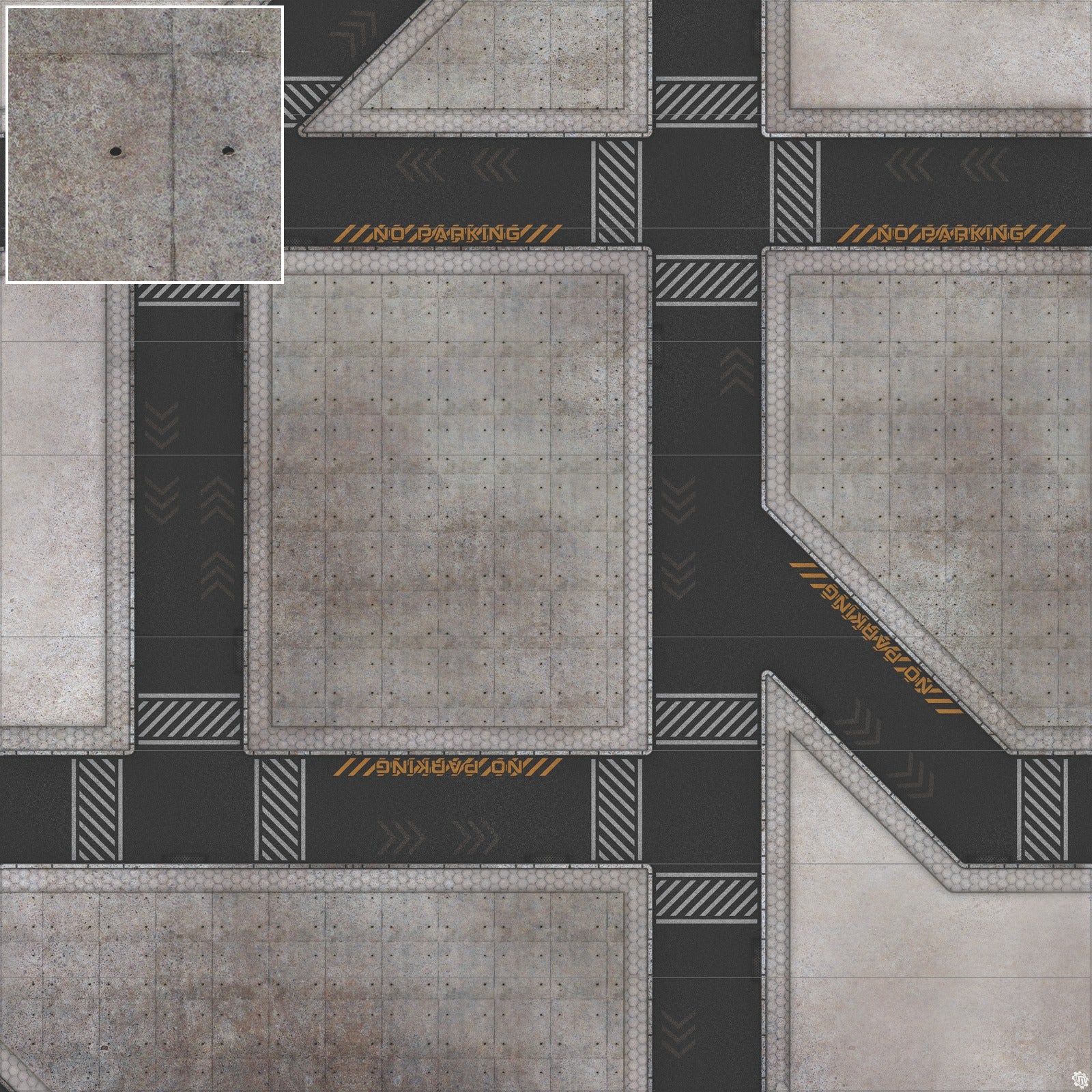 Mats by Mars: Hab Blok B Tabletop Wargaming Play Mat