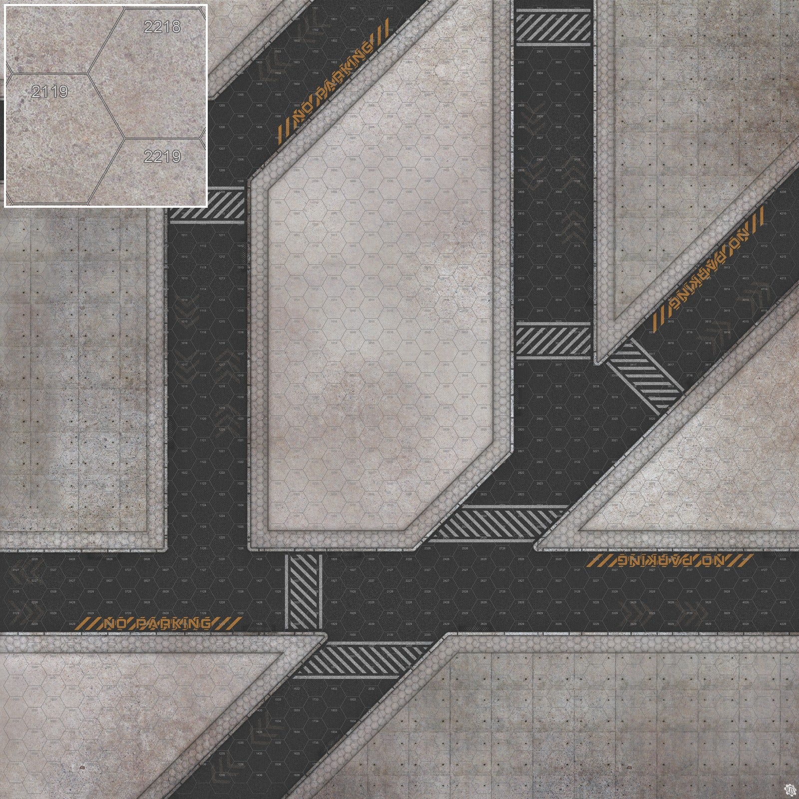 Mats by Mars: Hab Blok C Tabletop Wargaming Play Mat