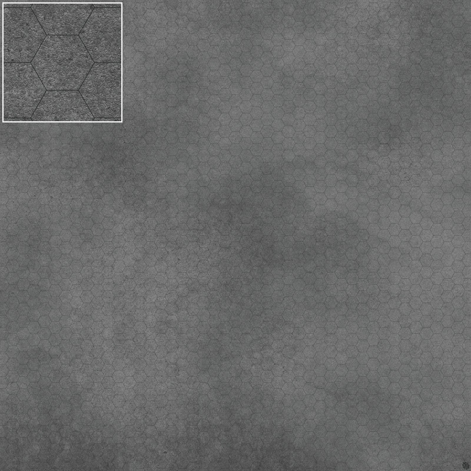 Mats by Mars: Koncrete Blok (Extra Dark) Tabletop Wargaming Play Mat