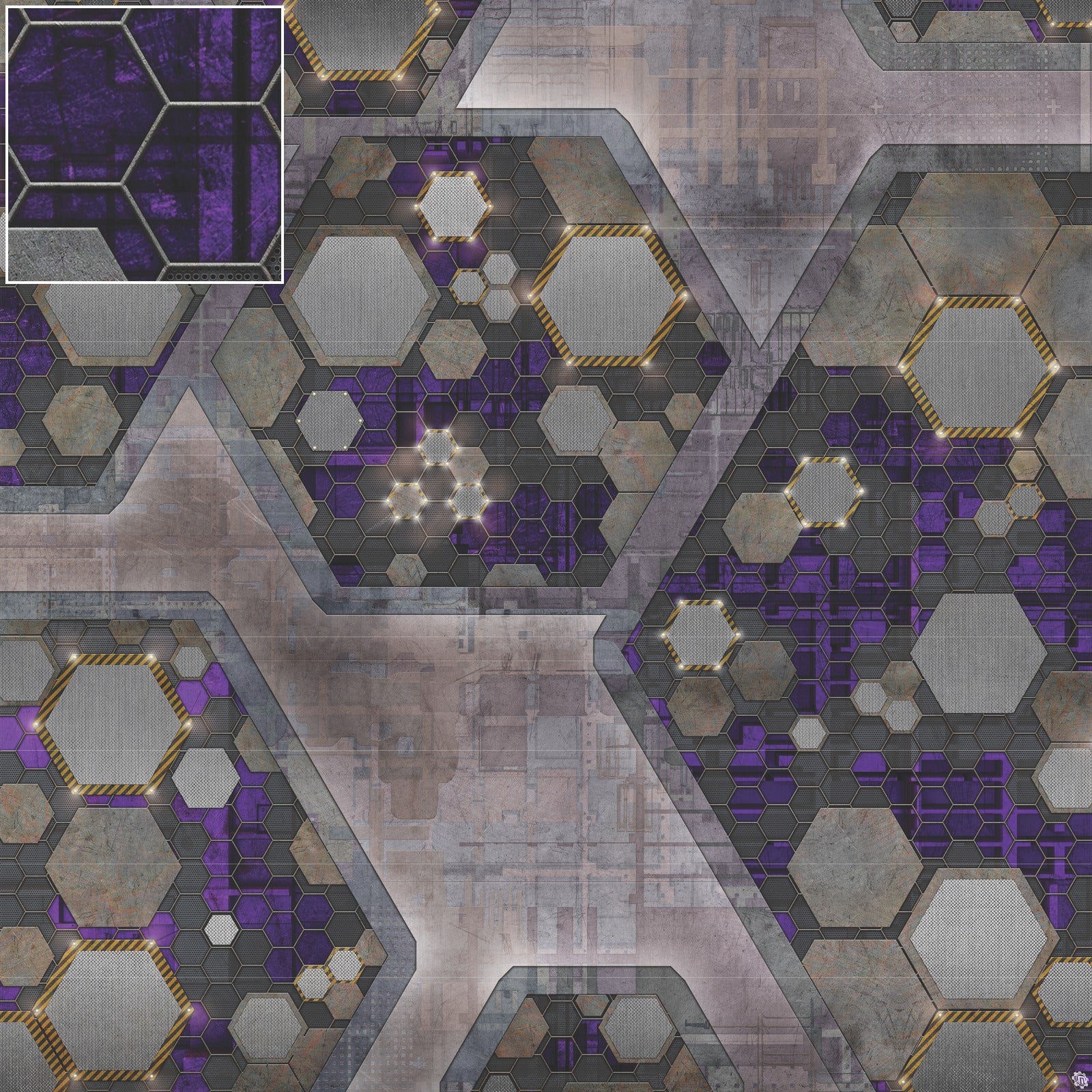 Mats by Mars: Quinfinity Amethyst Tabletop Wargaming Play Mat