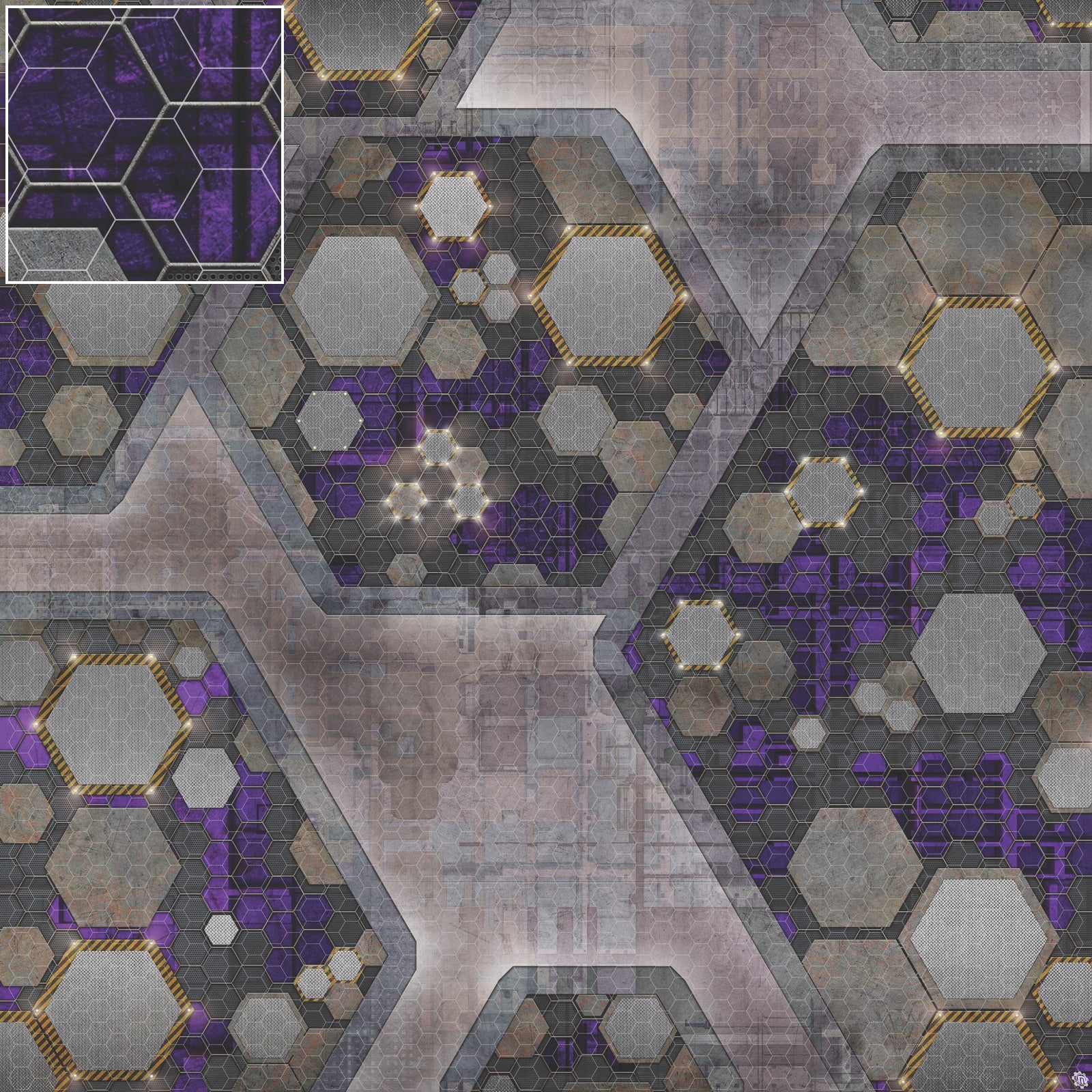 Mats by Mars: Quinfinity Amethyst Tabletop Wargaming Play Mat