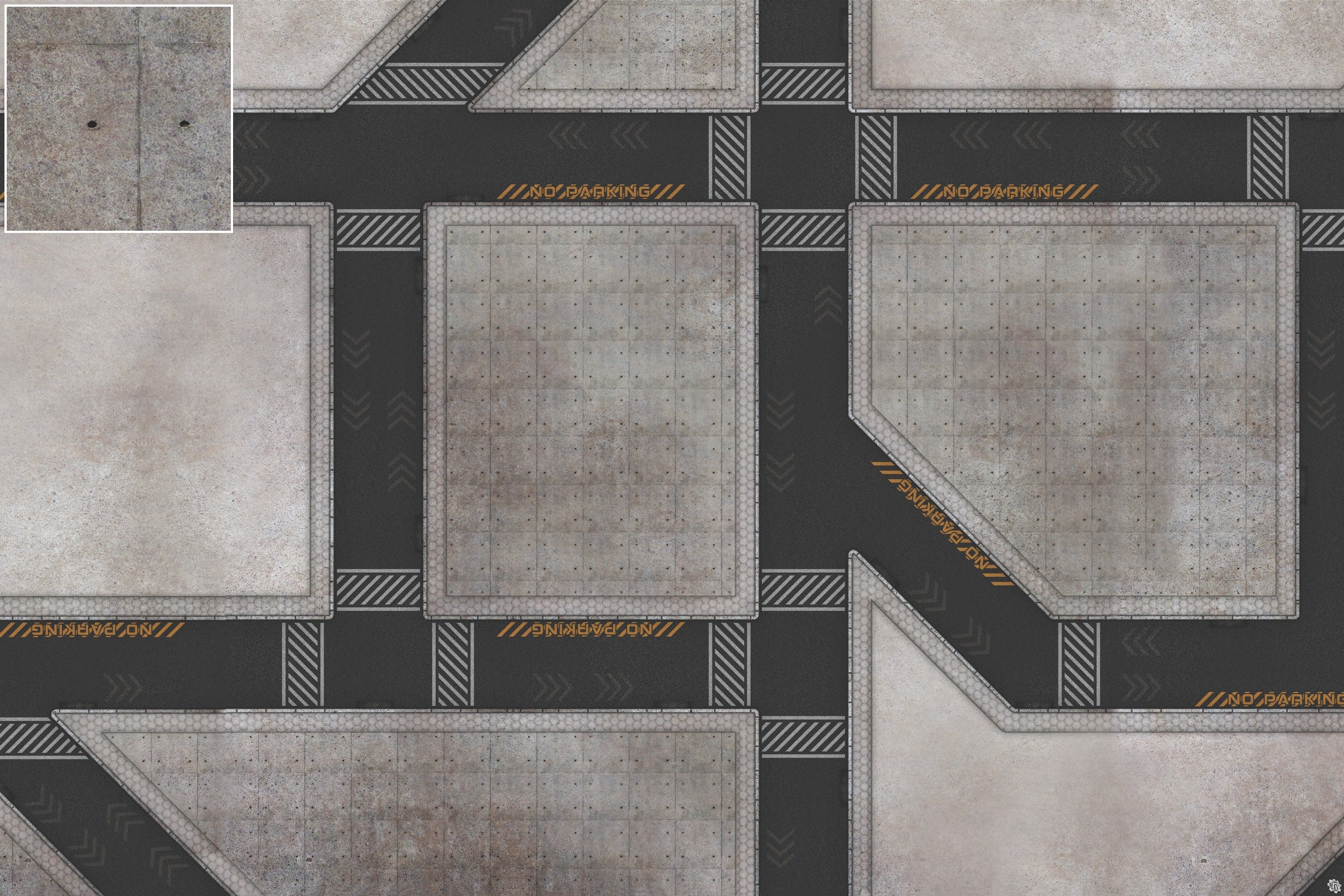 Mats by Mars: Hab Blok B Tabletop Wargaming Play Mat