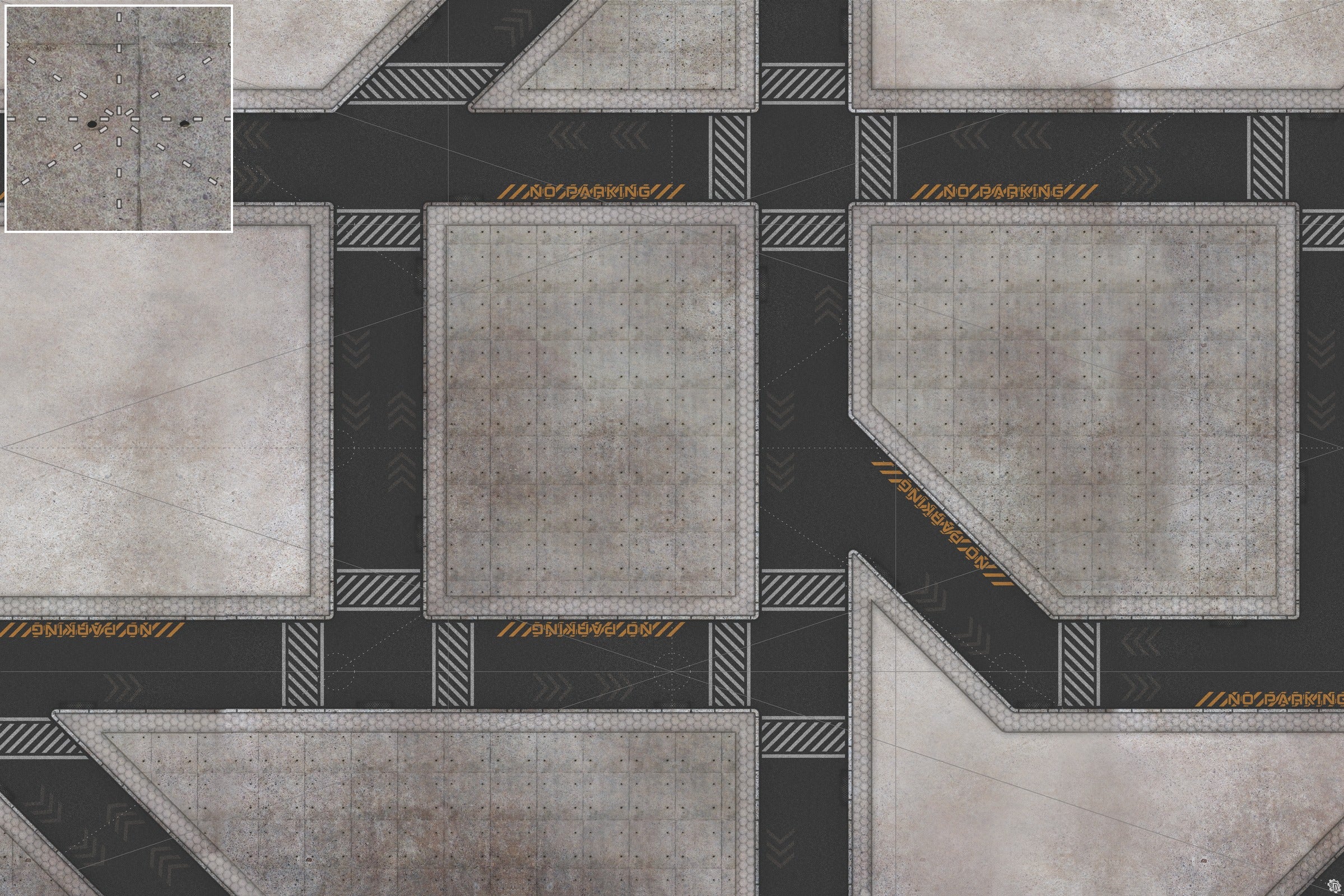 Mats by Mars: Hab Blok B Tabletop Wargaming Play Mat