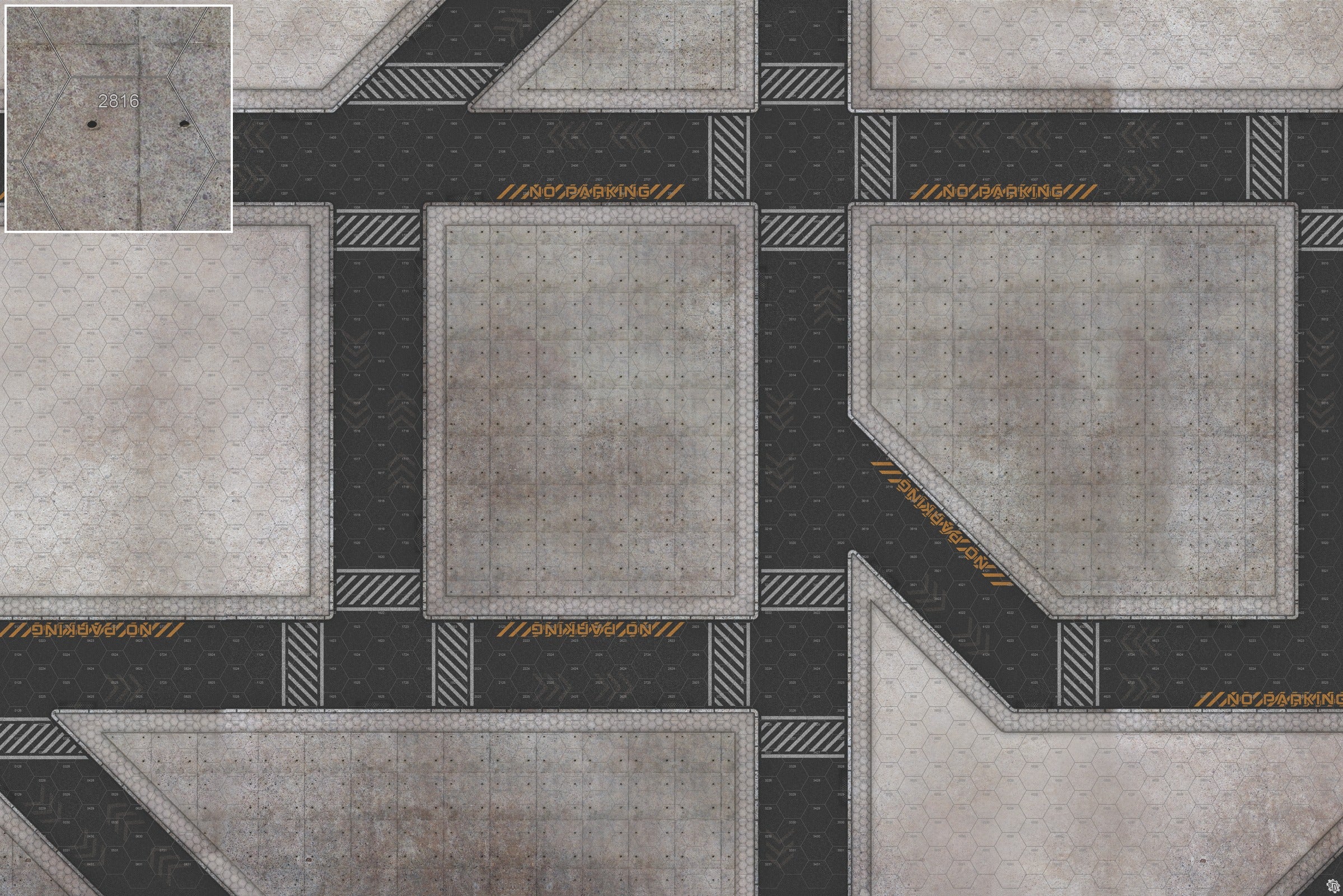 Mats by Mars: Hab Blok B Tabletop Wargaming Play Mat