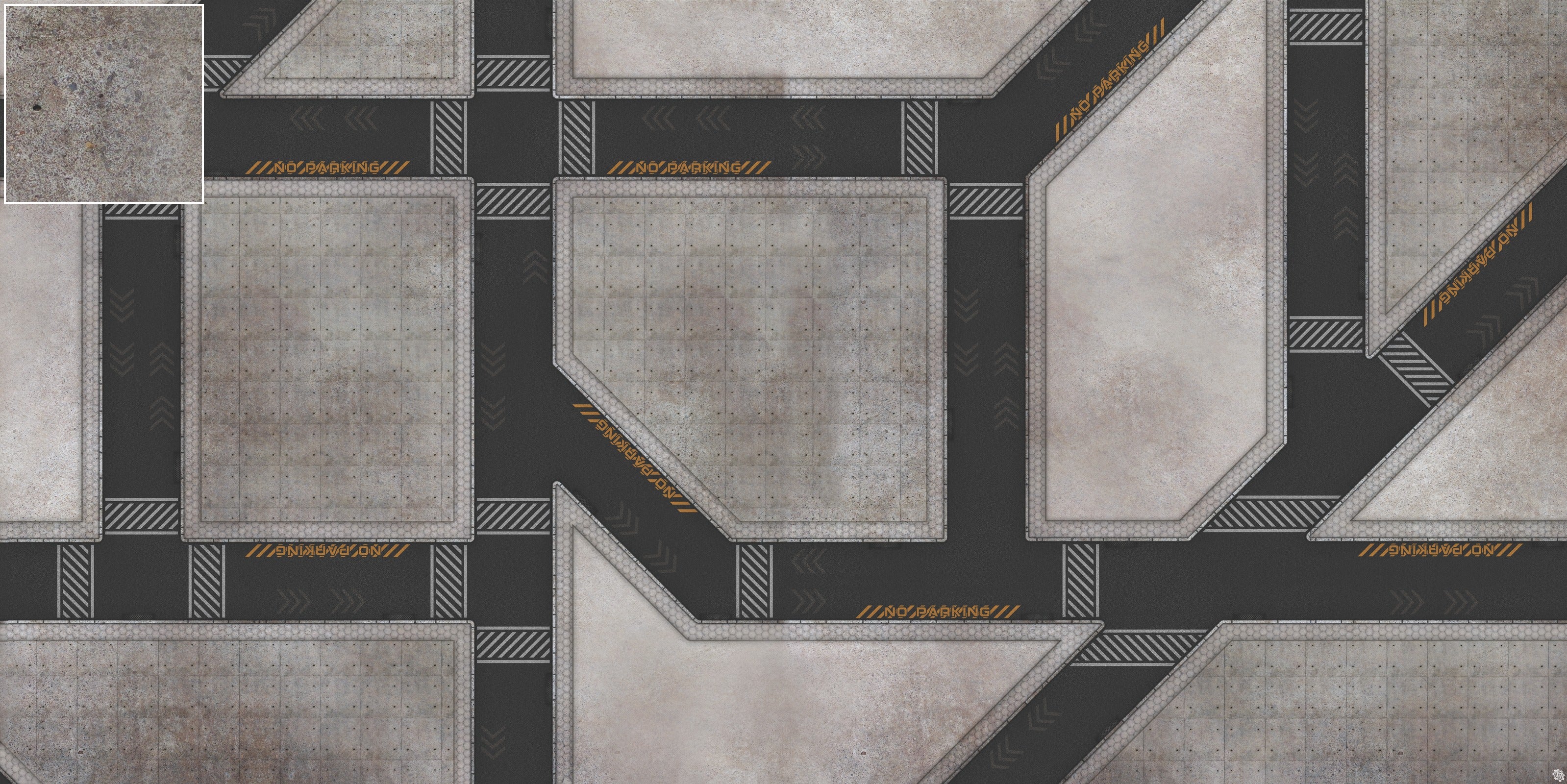 Mats by Mars: Hab Blok B Tabletop Wargaming Play Mat