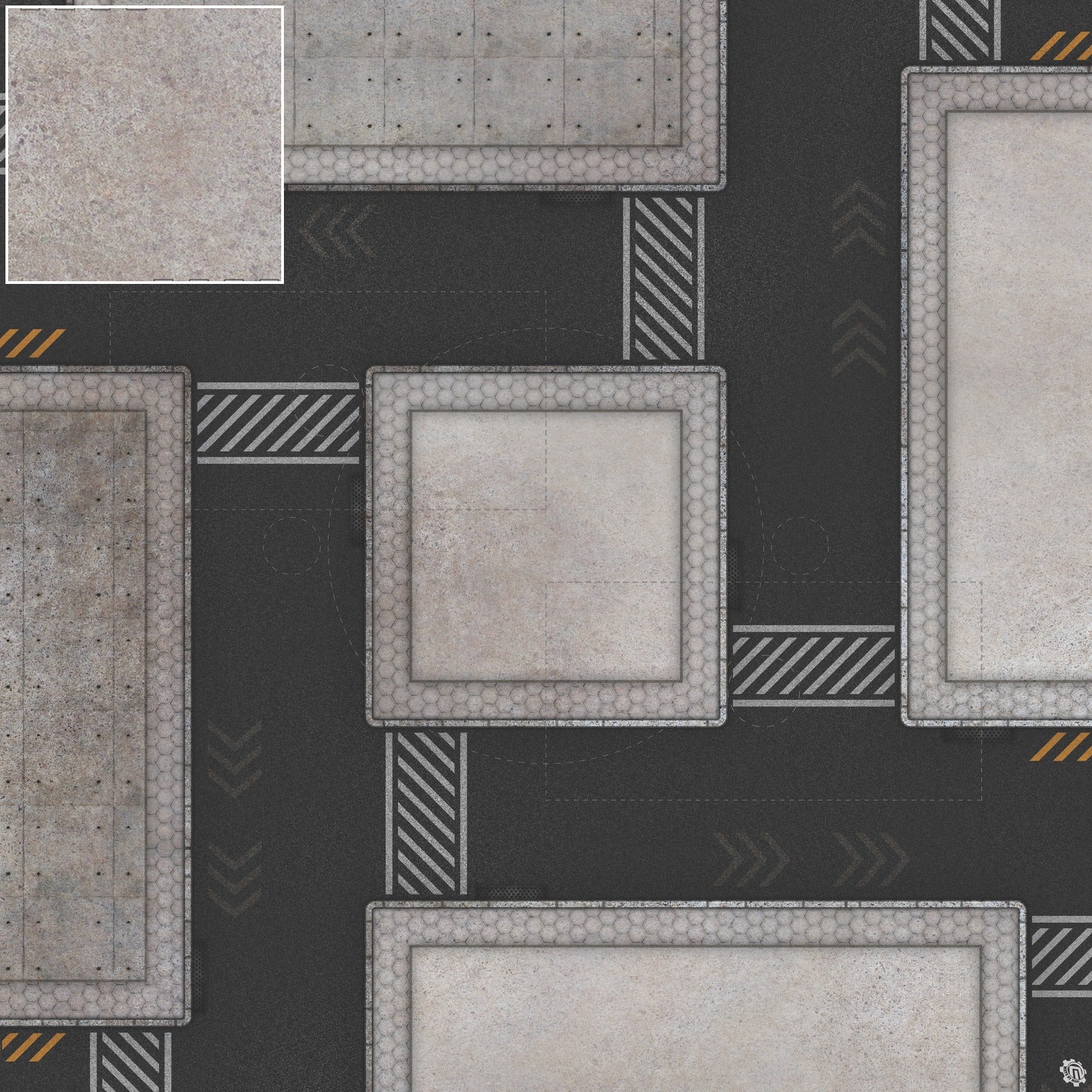 Mats by Mars: Hab Blok E Tabletop Wargaming Play Mat