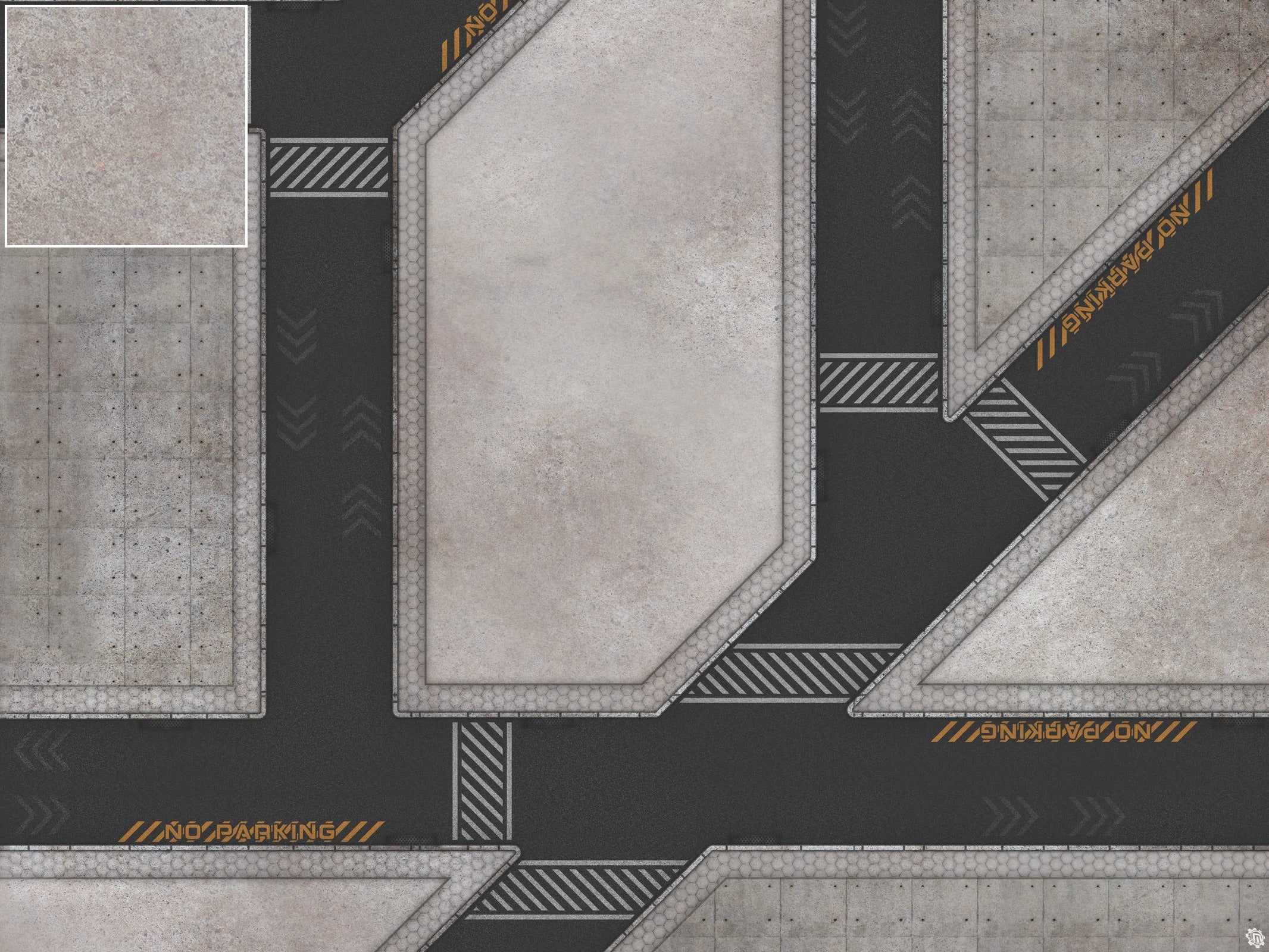 Mats by Mars: Hab Blok C Tabletop Wargaming Play Mat