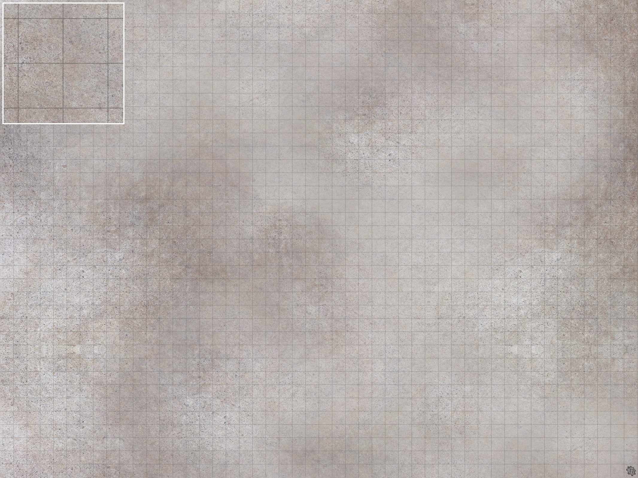 Mats by Mars: Koncrete Blok (Light) Tabletop Wargaming Play Mat