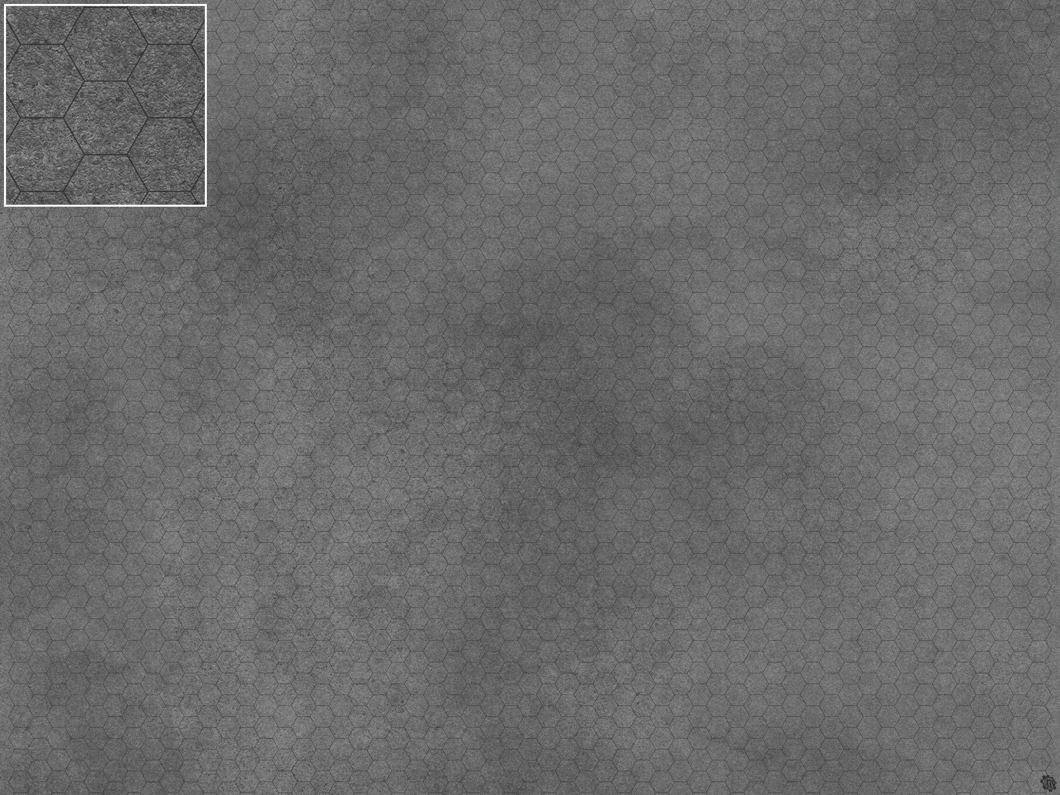 Mats by Mars: Koncrete Blok (Extra Dark) Tabletop Wargaming Play Mat