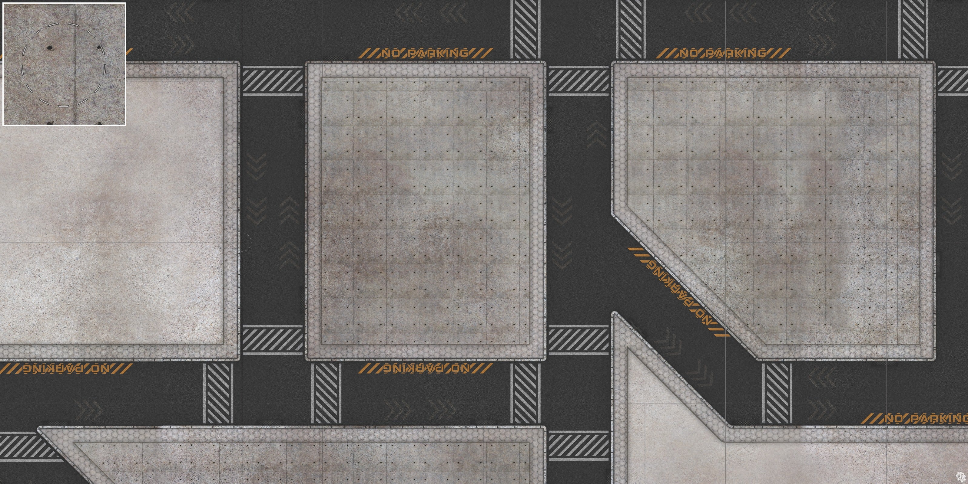 Mats by Mars: Hab Blok B Tabletop Wargaming Play Mat