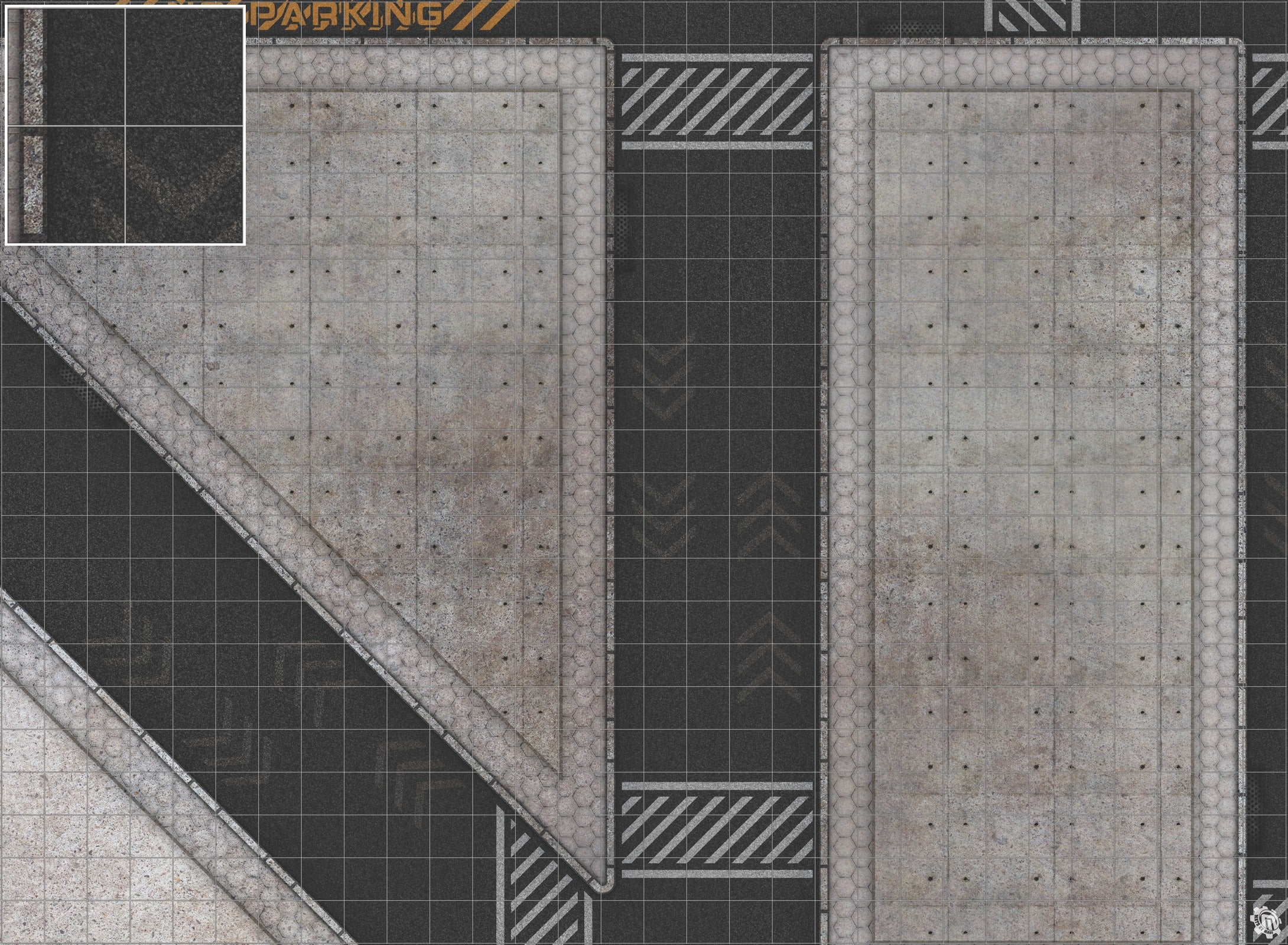 Mats by Mars: Hab Blok A Tabletop Wargaming Play Mat