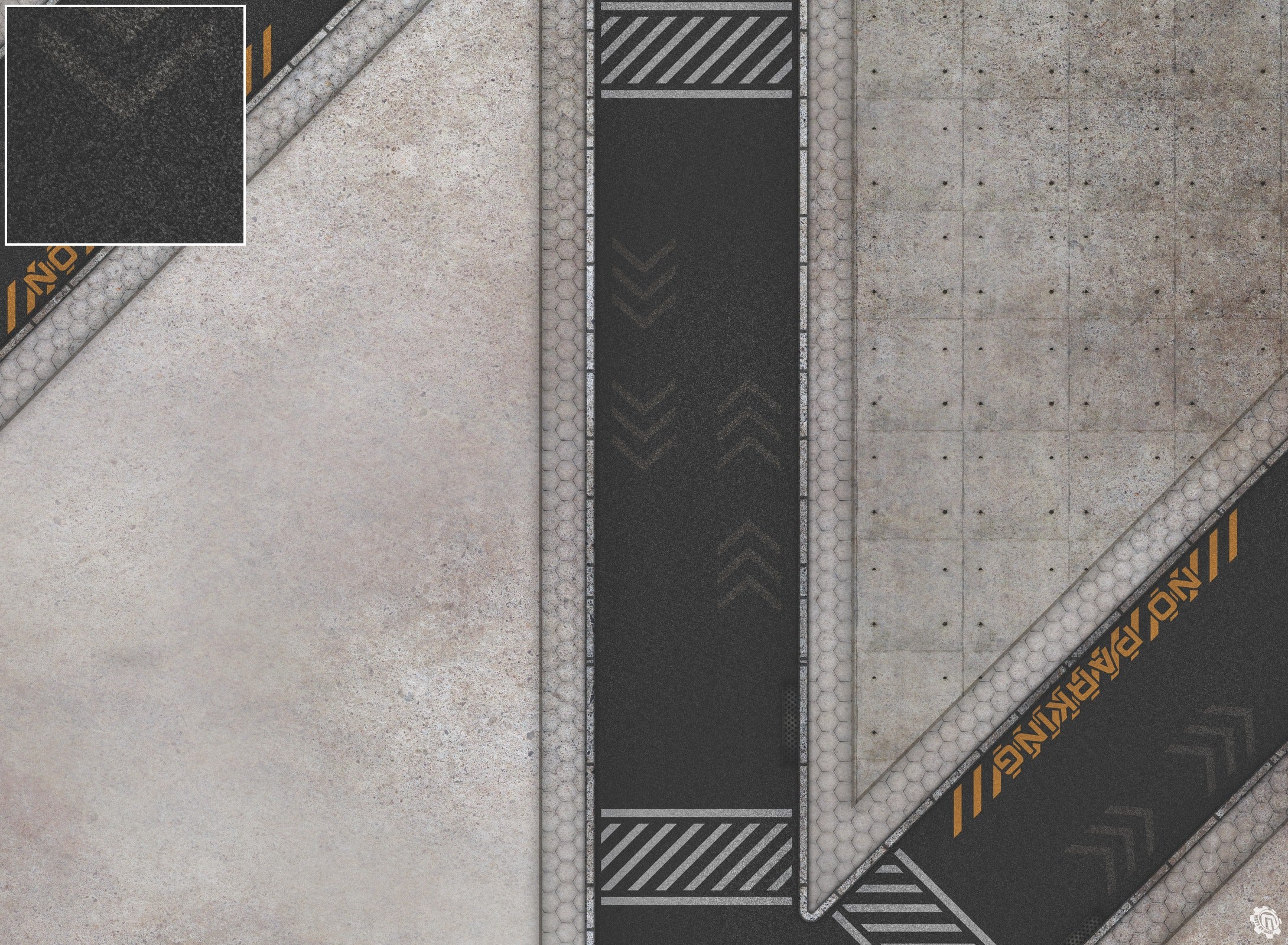 Mats by Mars: Hab Blok B Tabletop Wargaming Play Mat