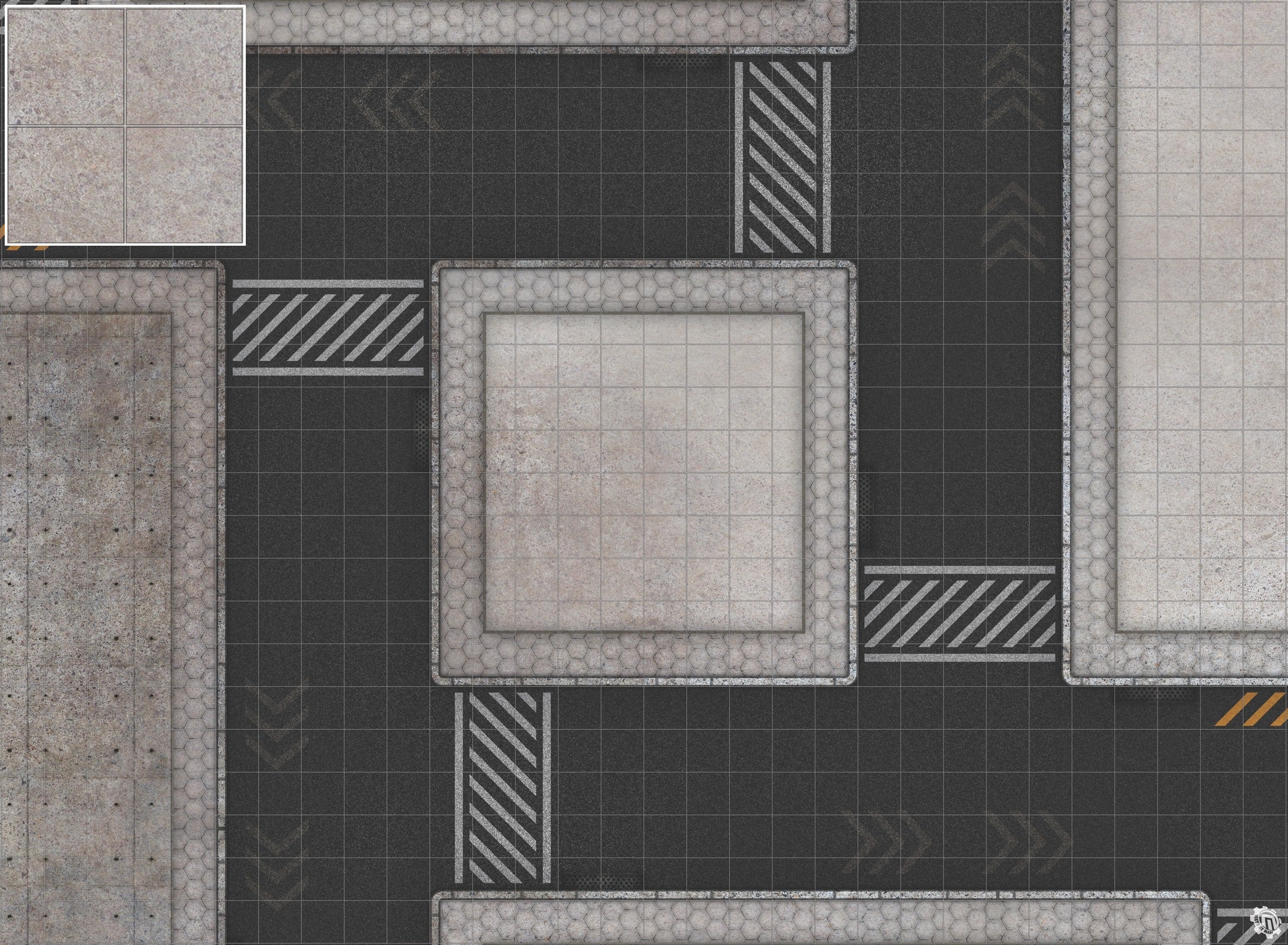 Mats by Mars: Hab Blok E Tabletop Wargaming Play Mat