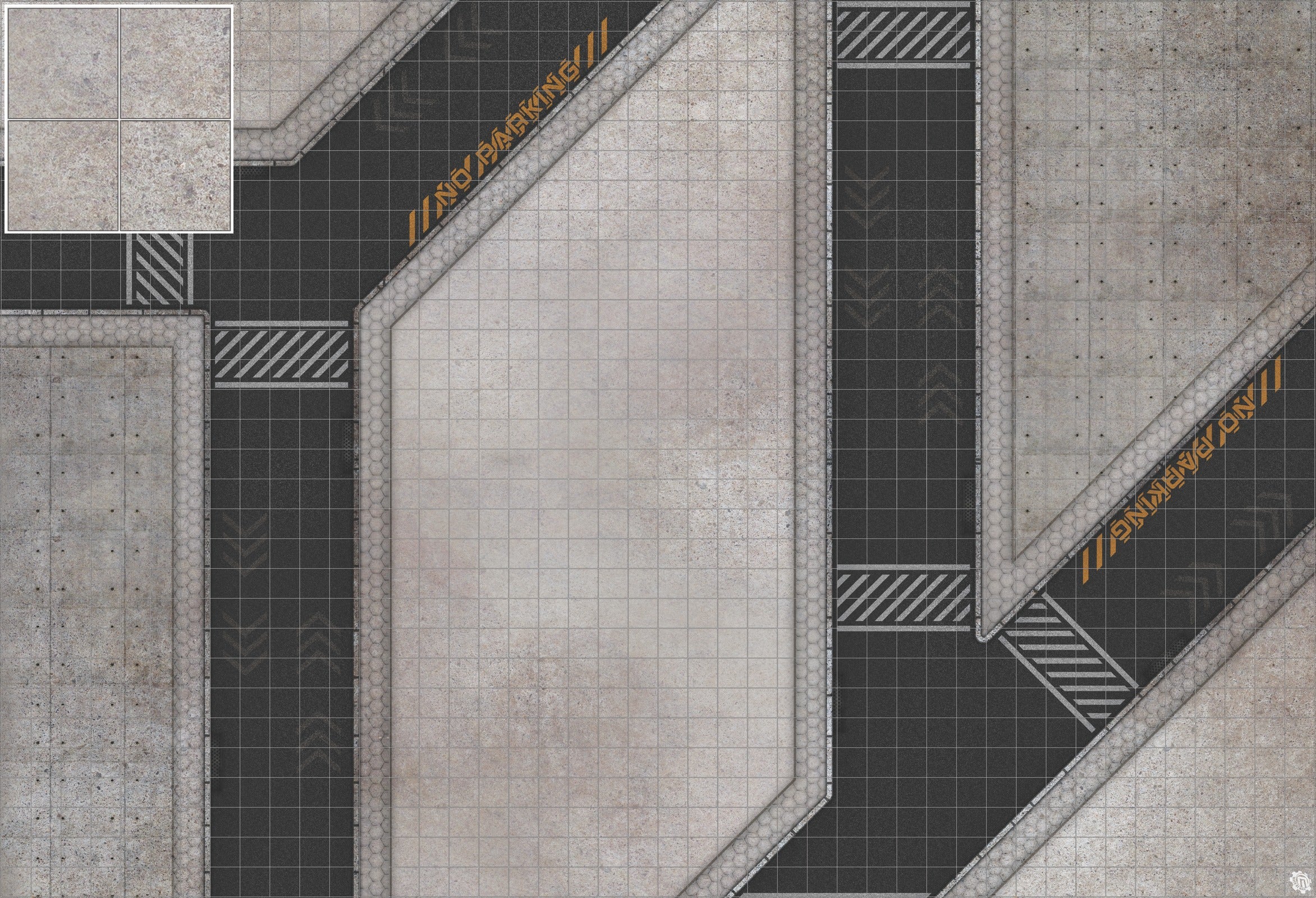 Mats by Mars: Hab Blok B Tabletop Wargaming Play Mat