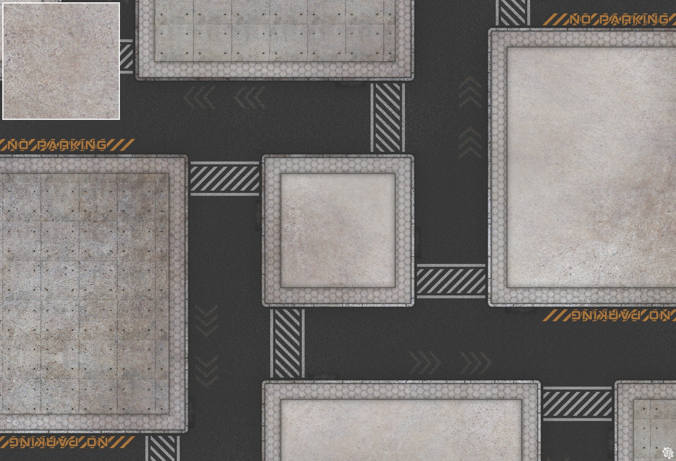 Mats by Mars: Hab Blok E Tabletop Wargaming Play Mat