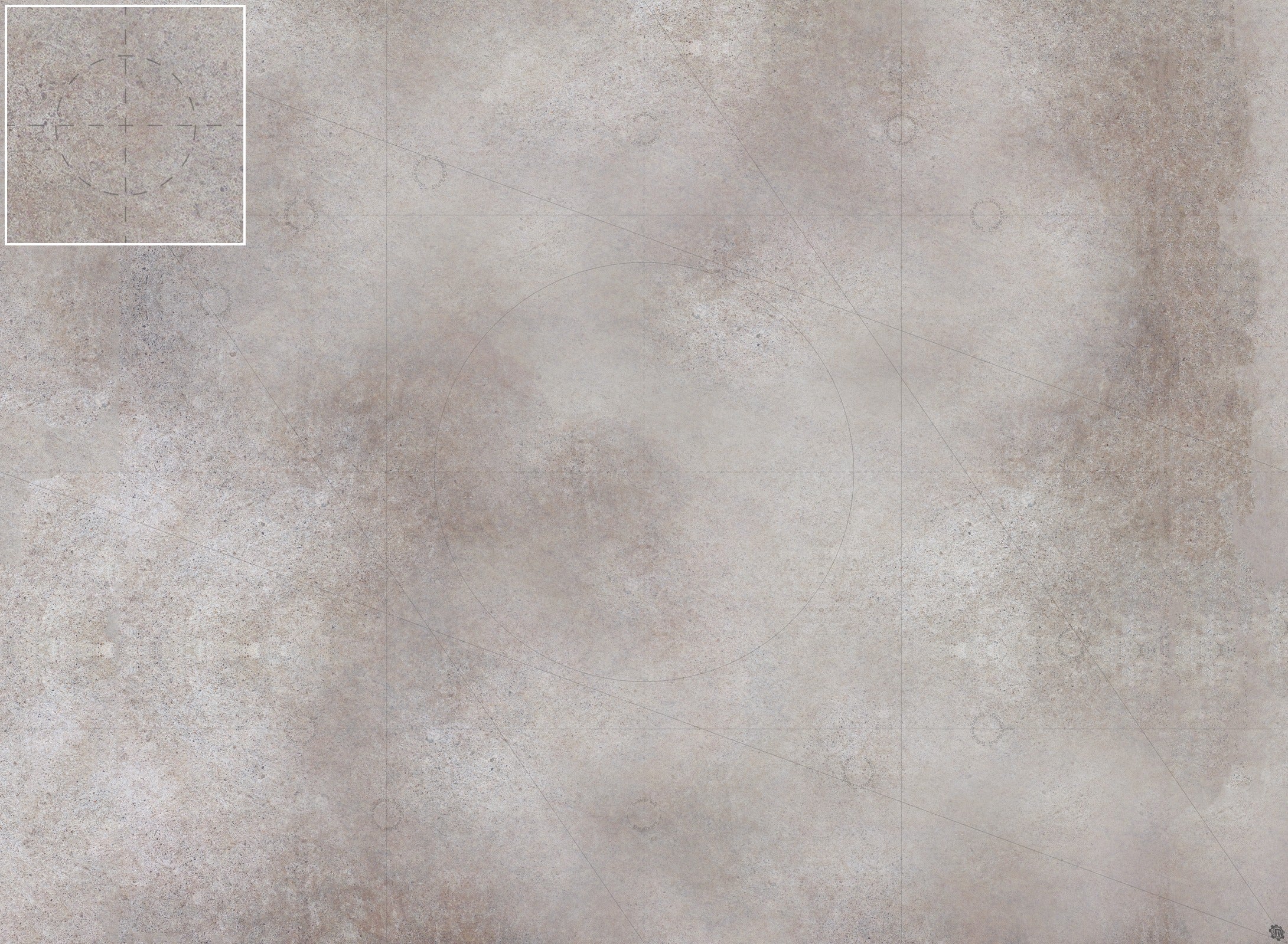 Mats by Mars: Koncrete Blok (Light) Tabletop Wargaming Play Mat