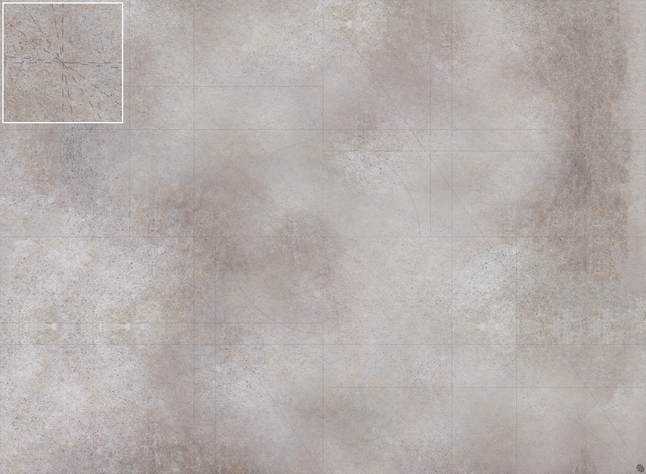 Mats by Mars: Koncrete Blok (Light) Tabletop Wargaming Play Mat