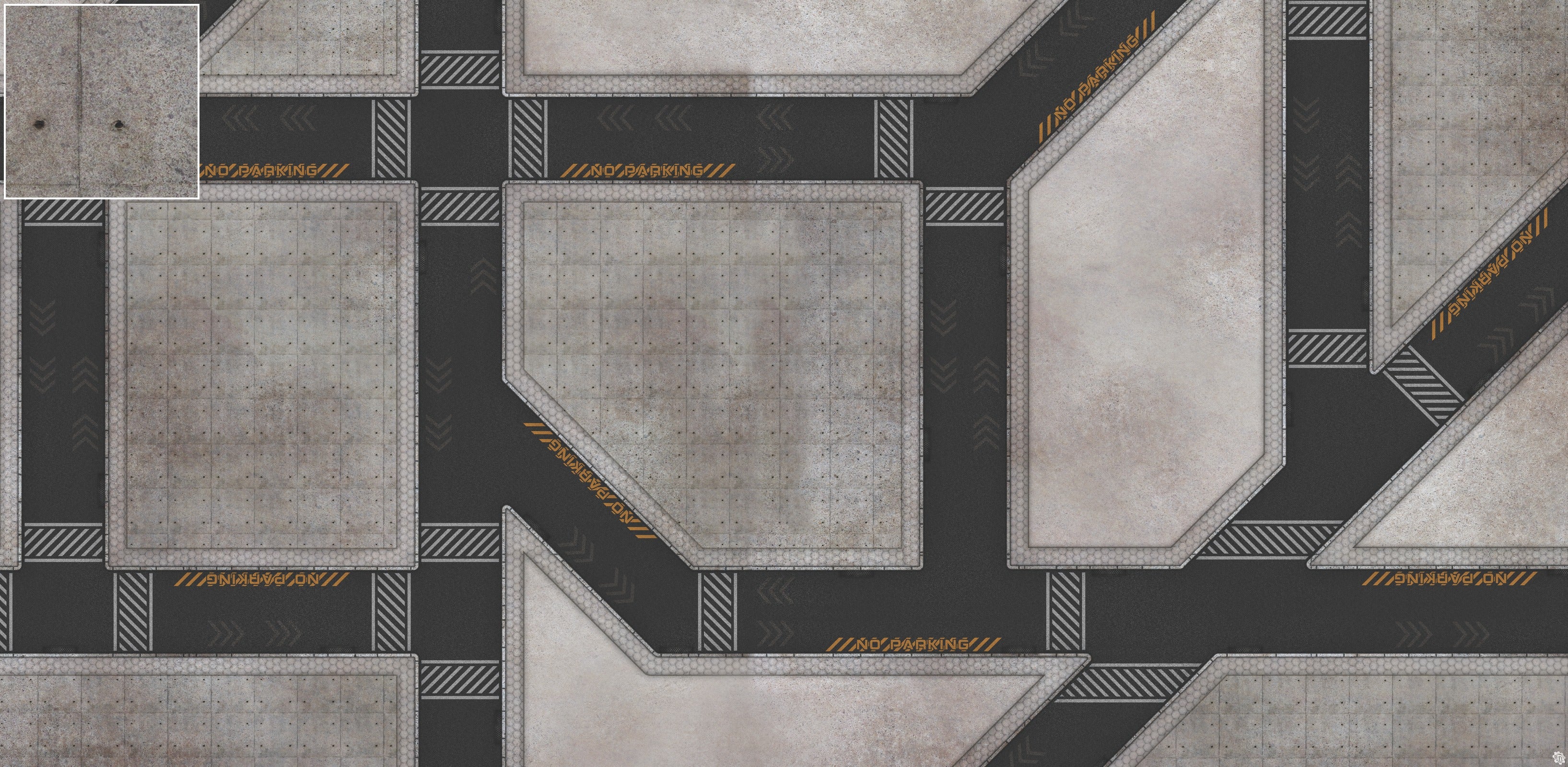 Mats by Mars: Hab Blok B Tabletop Wargaming Play Mat