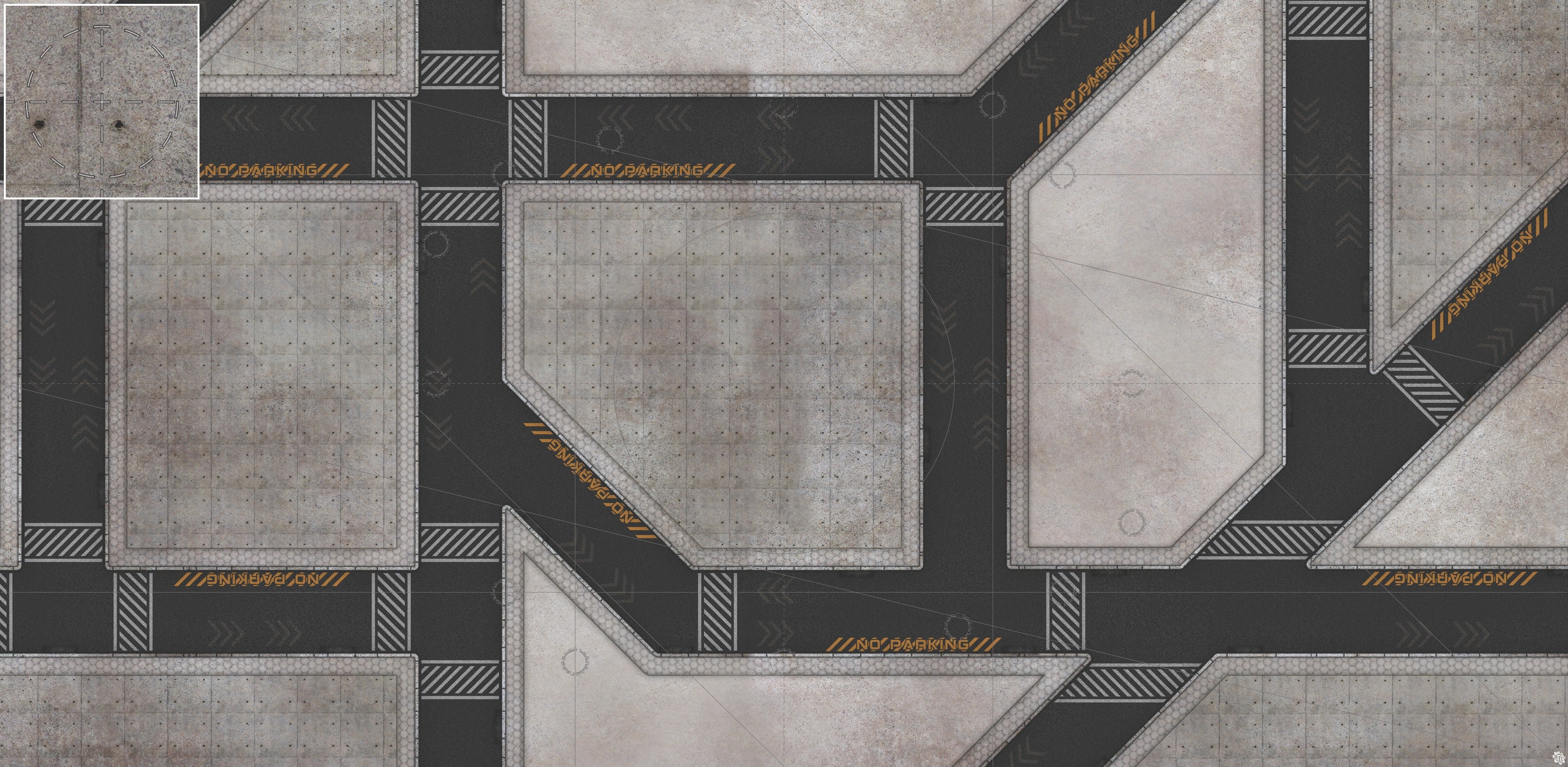Mats by Mars: Hab Blok B Tabletop Wargaming Play Mat