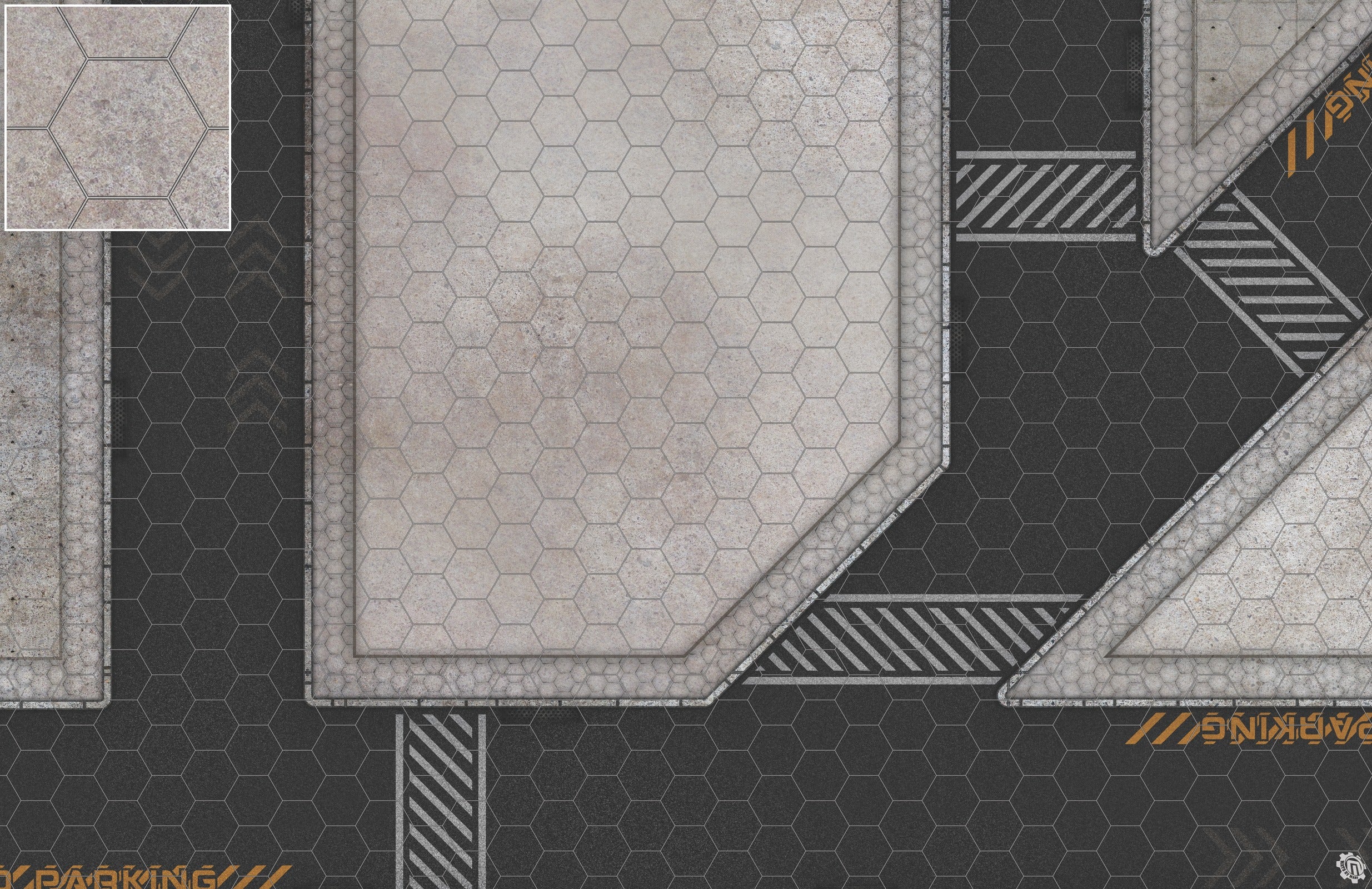 Mats by Mars: Hab Blok C Tabletop Wargaming Play Mat