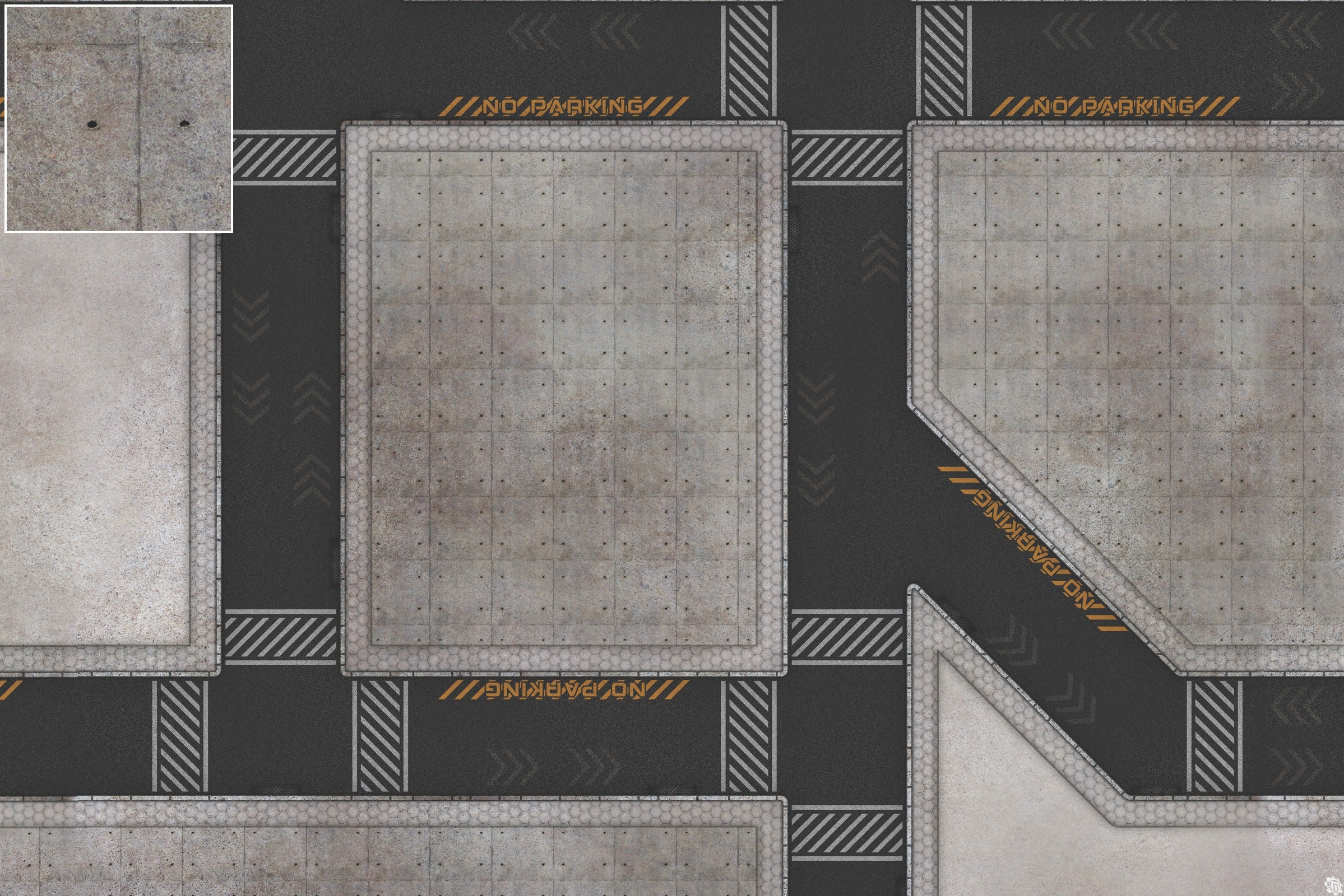 Mats by Mars: Hab Blok B Tabletop Wargaming Play Mat
