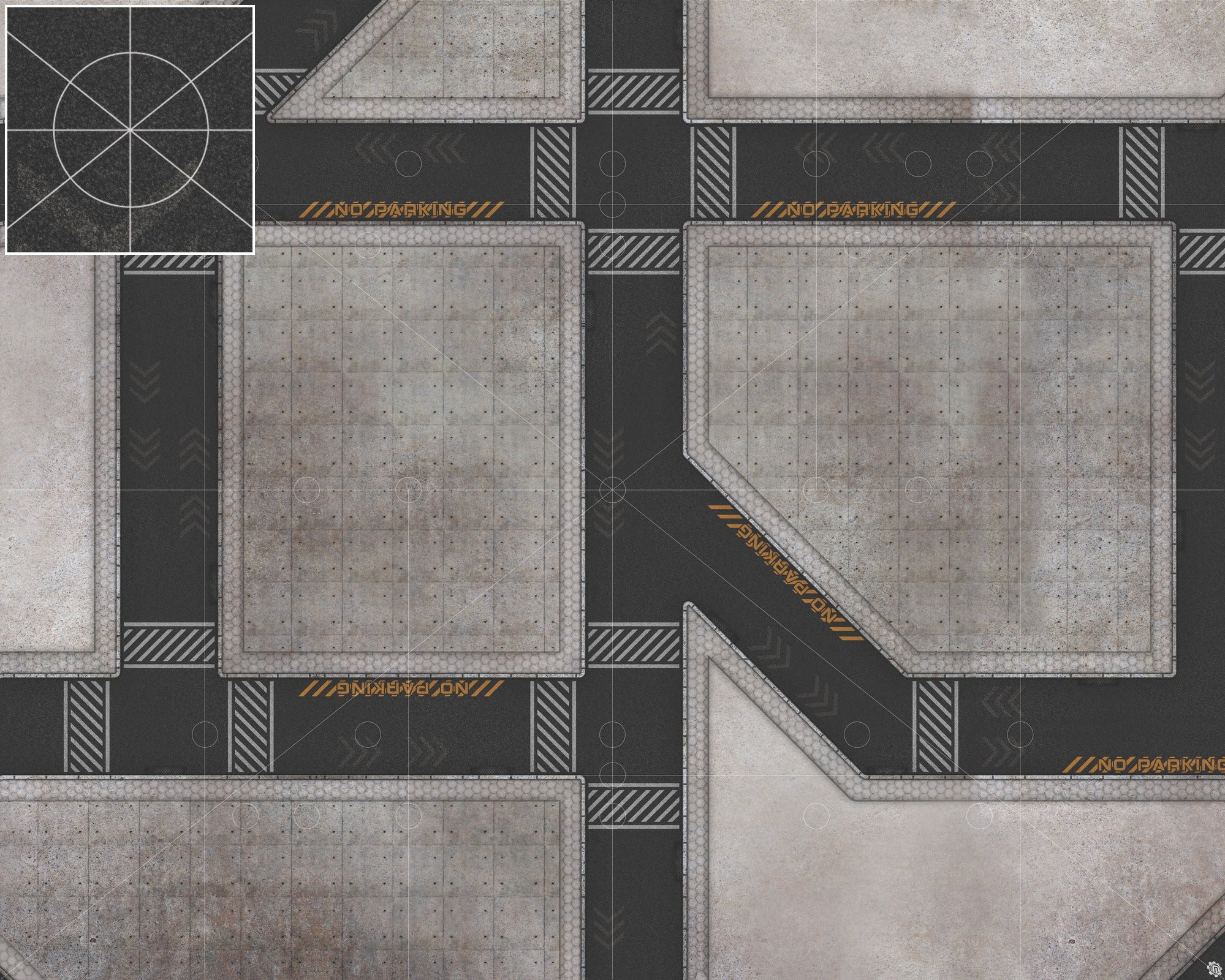 Mats by Mars: Hab Blok B Tabletop Wargaming Play Mat