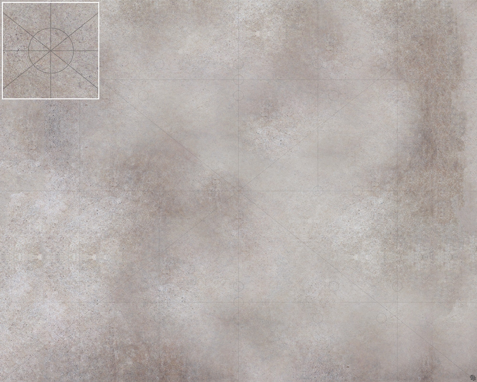 Mats by Mars: Koncrete Blok (Light) Tabletop Wargaming Play Mat
