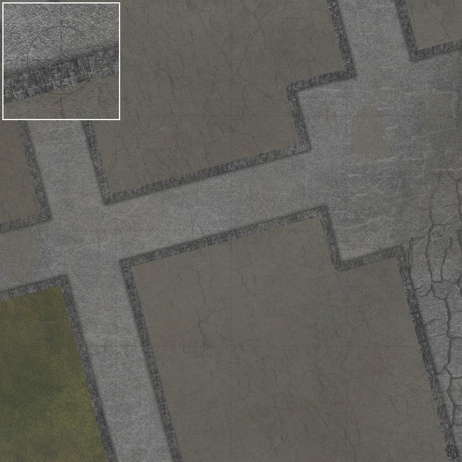 Streets of Conflict 8mm scale Tabletop Wargaming Play Mat