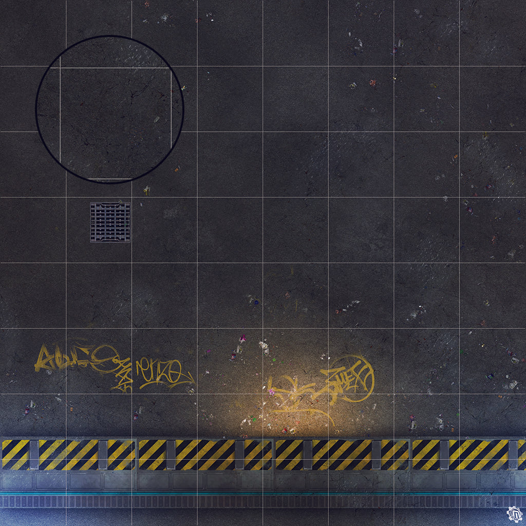 Mats by Mars: Loading Dock Lot Tabletop Wargaming Play Mat