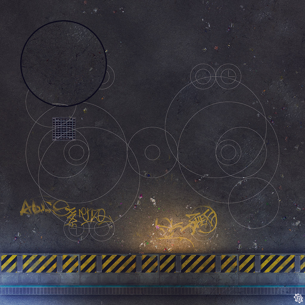 Mats by Mars: Loading Dock Lot Tabletop Wargaming Play Mat