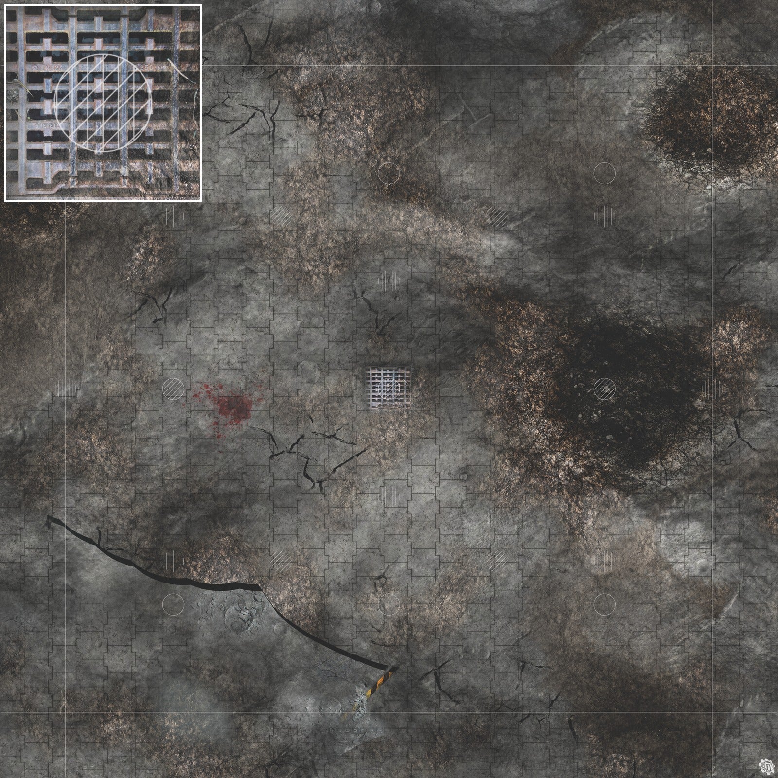 Mats by Mars: Urban Strike Tabletop Wargaming Play Mat