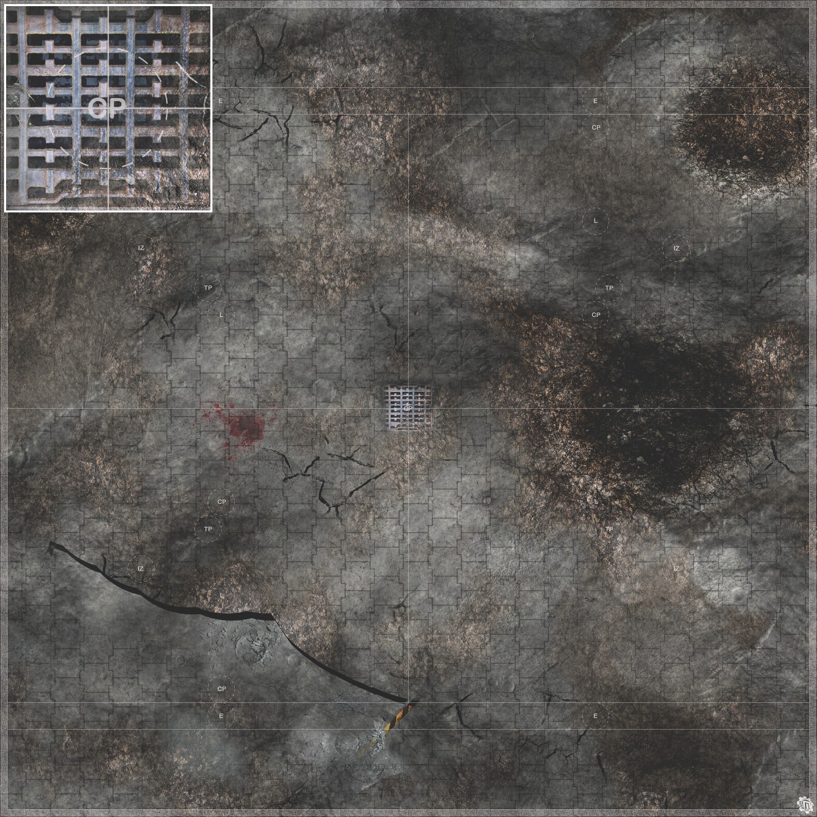 Mats by Mars: Urban Strike Tabletop Wargaming Play Mat